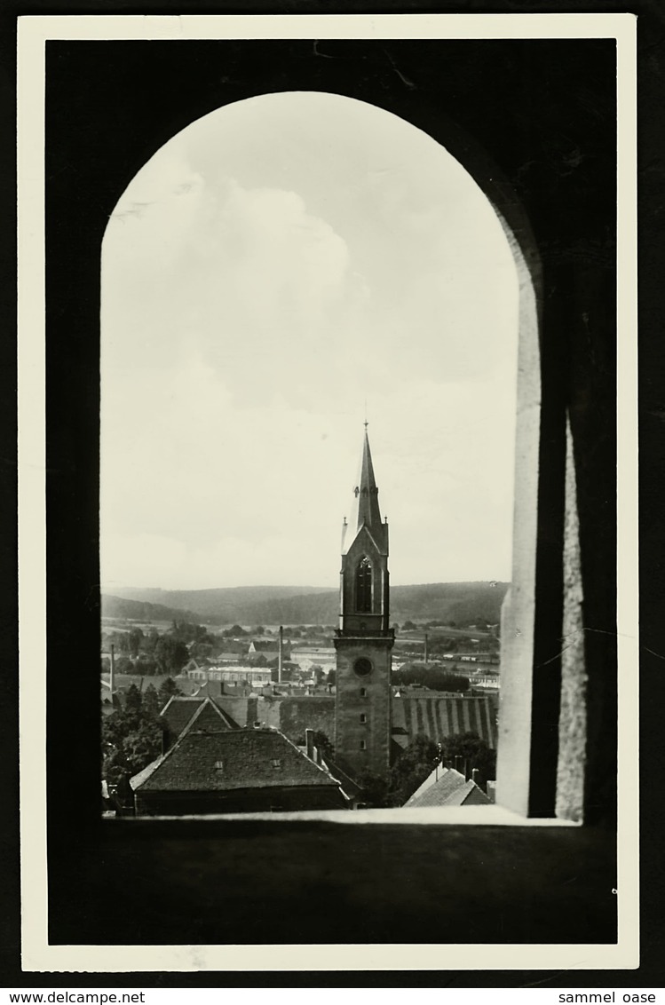 Bretten  -  Durchblick Auf Die Ev. Kirche  -  Ansichtskarte Ca.1954    (12620) - Bretten