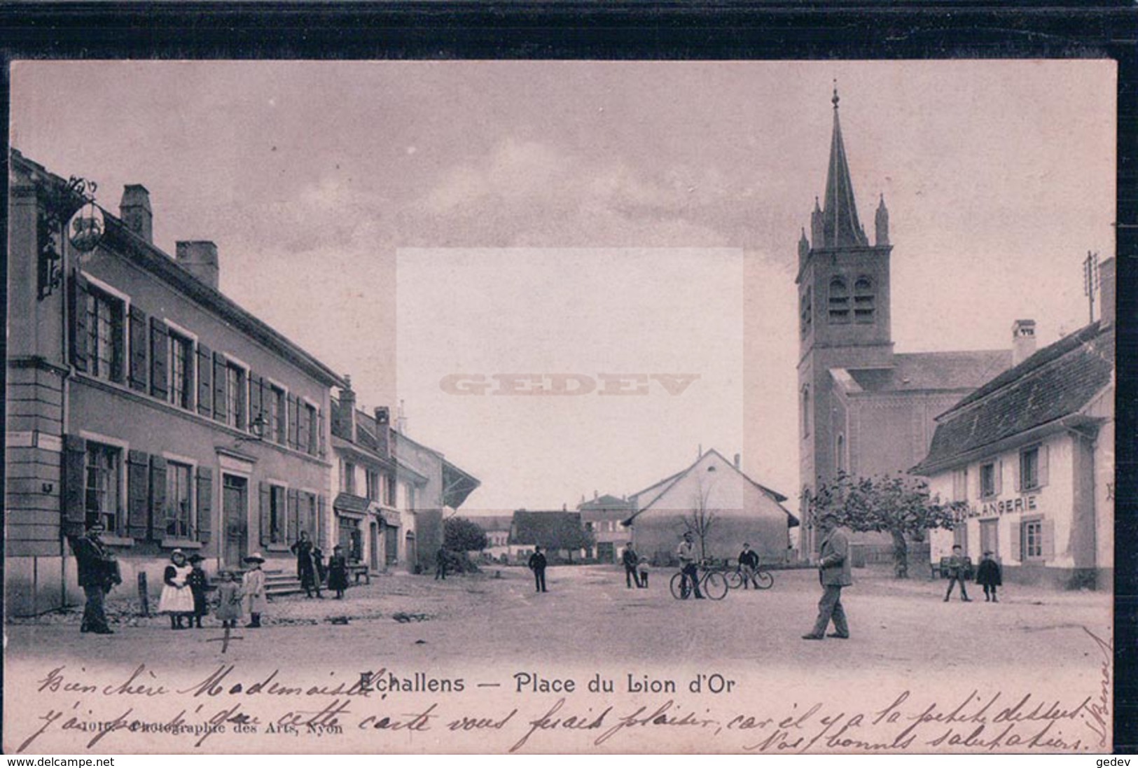 Echallens, Place Du Lion D'Or (1016) - Échallens