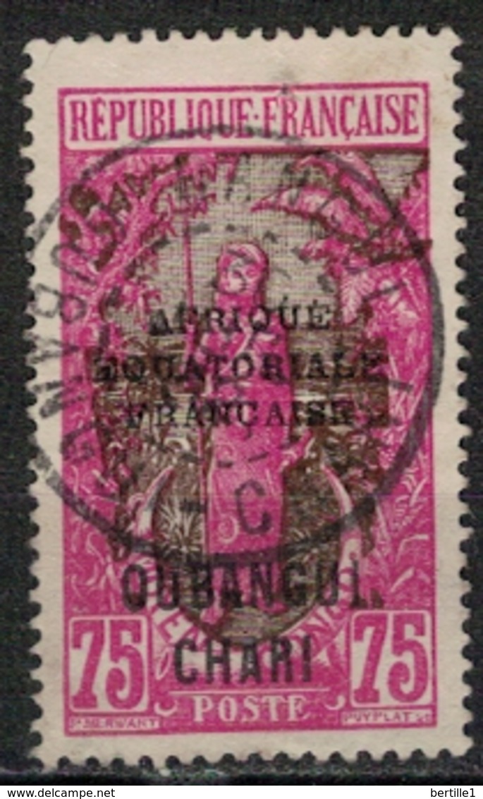 OUBANGUI        N°  YVERT  :   58  ( 2 )  OBLITERE       ( Ob   5/31  ) - Used Stamps