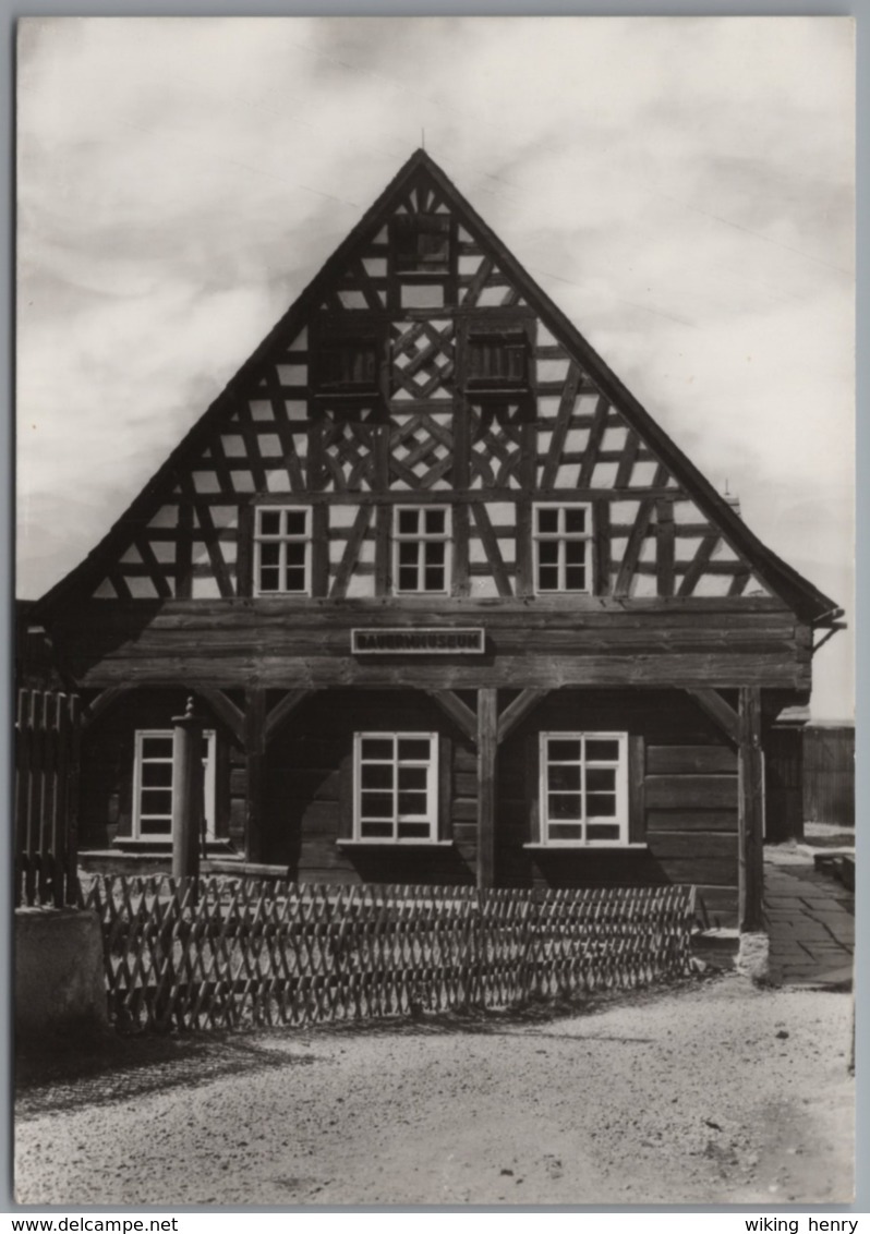 Markneukirchen Landwüst - S/w Bauernmuseum 2 - Markneukirchen