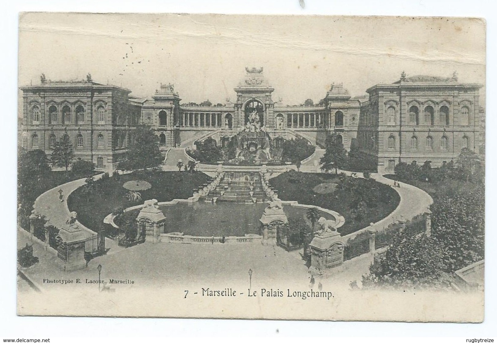 3400 Marseille Le Palais Longchamp 1906 Marseillan Voisin - Musées