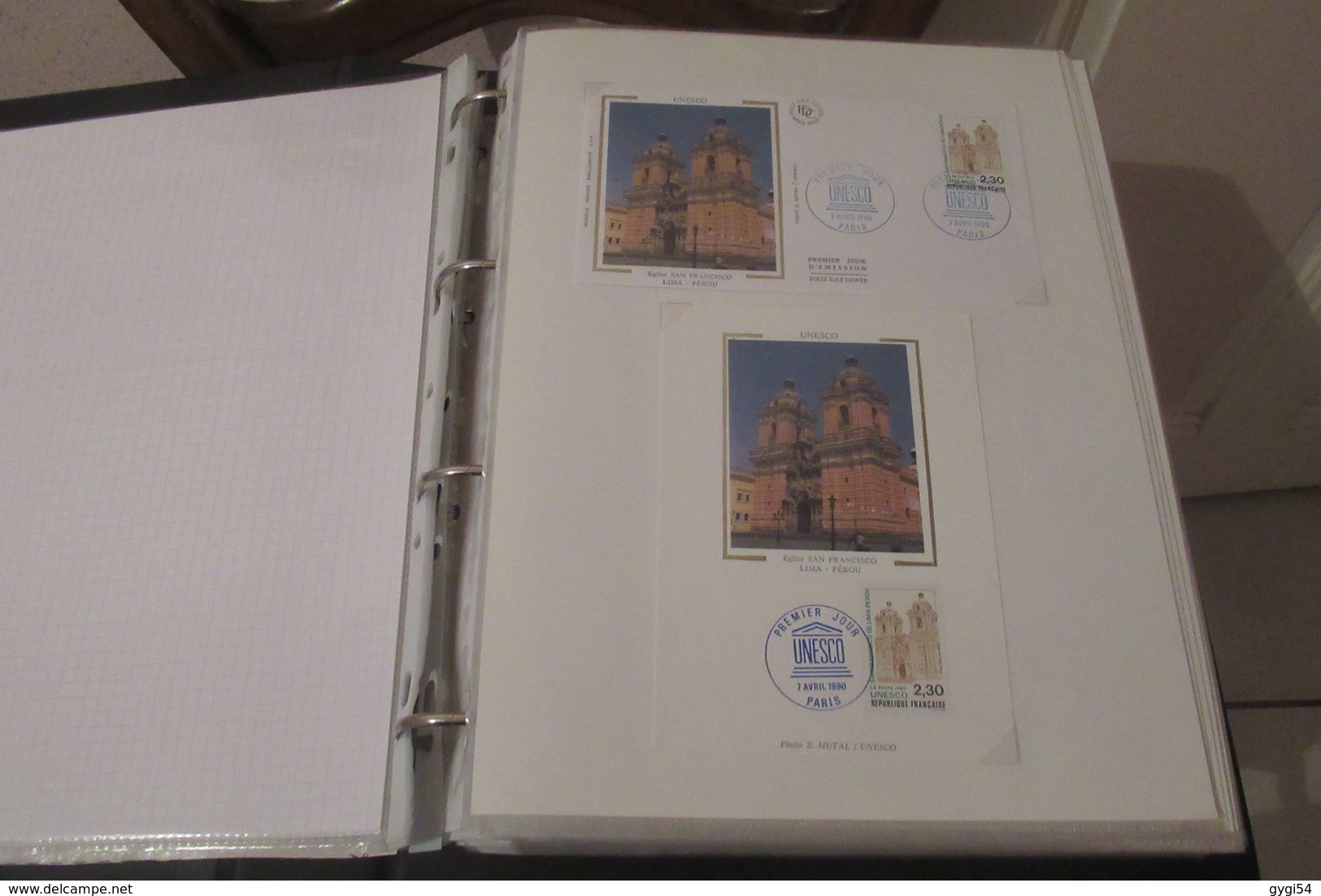 France 1989    1 Notice 1 1er Jour , Une Carte Max Sur  53  Scans - Collections (with Albums)