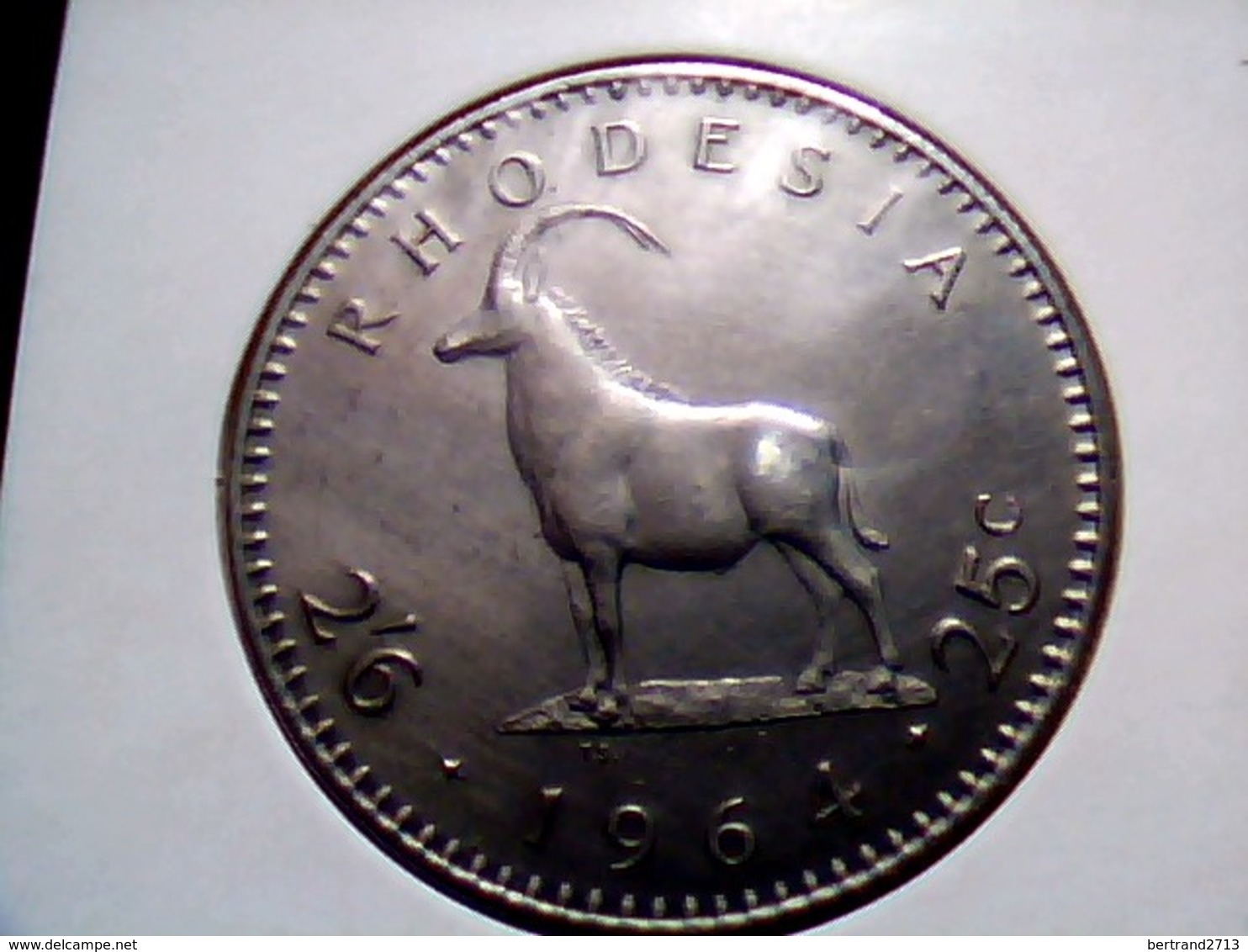 Rhodesia   KM 4   2-1/2 Shilligs 1964 - Rhodesia