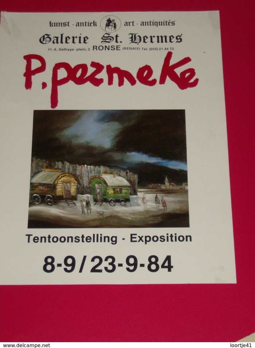 Affiche Poster - Kunst Art Exposition Schilder Paul Permeke - Galerie St Hermes - Ronse 1984 - Affiches