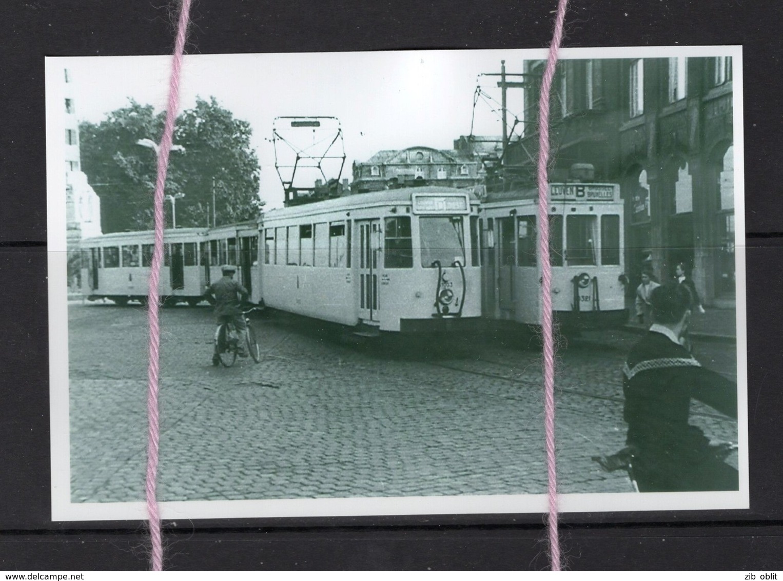 REPRODUCTION Lijn "D" LEUVEN DIEST TRAM LIJN "B" BRUSSEL LEUVEN - Diest