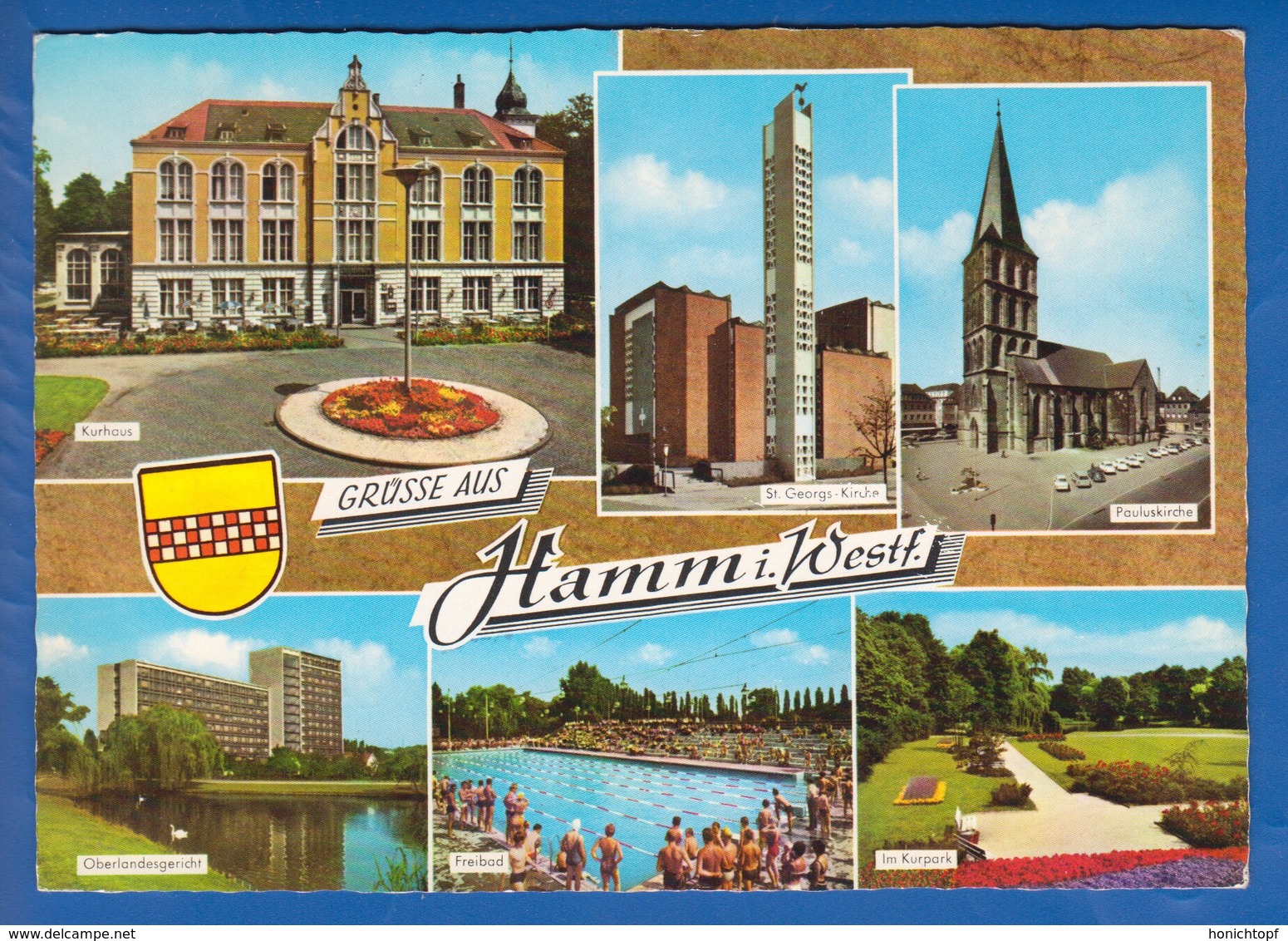 Deutschland; Hamm Westfalen; Multibildkarte - Hamm
