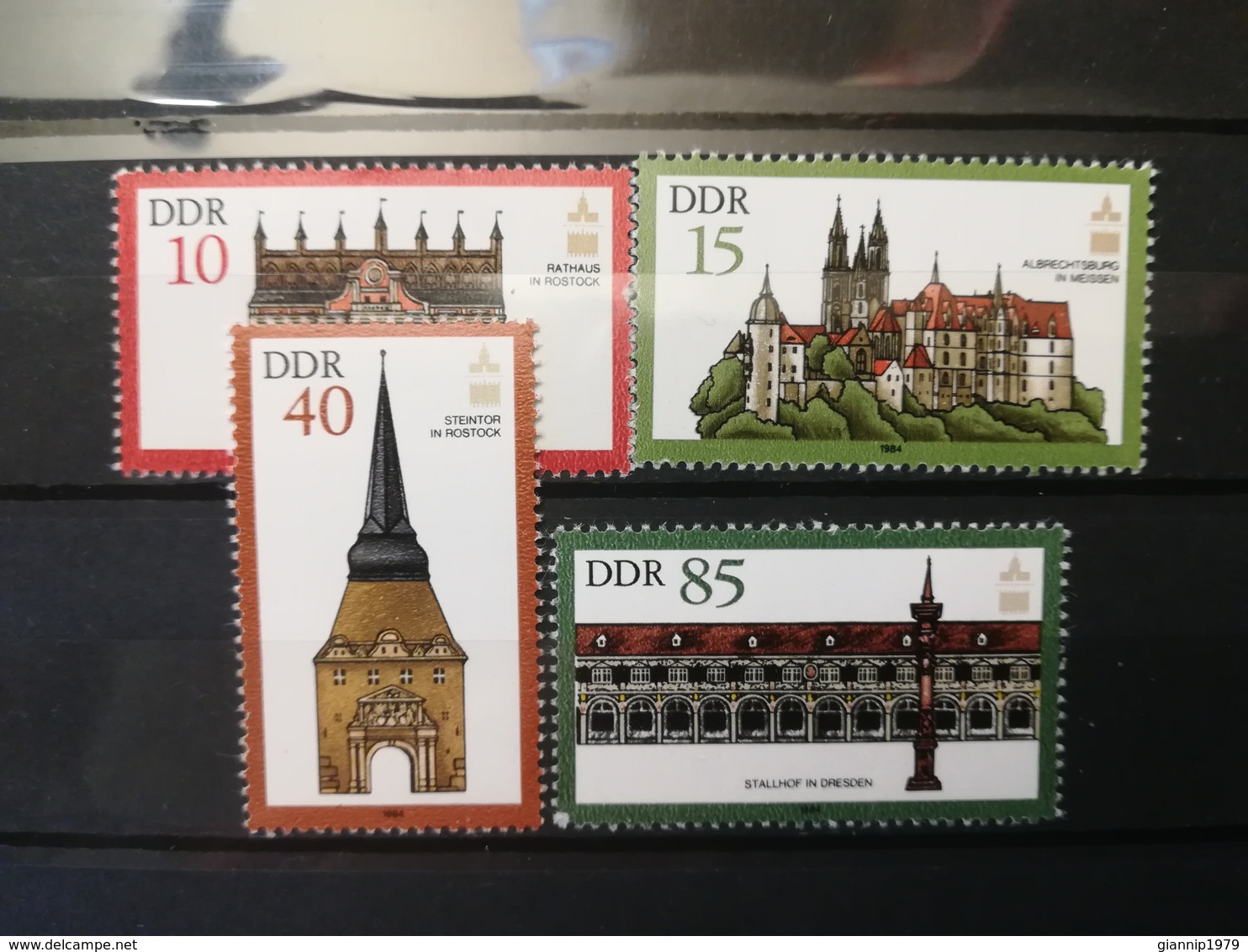 FRANCOBOLLI STAMPS GERMANIA DEUTSCHE DDR 1984 MNH** NUOVI SERIE COMPLETA COMPLETE PALACES BUILDINGS GARDEN GERMANY - Nuovi