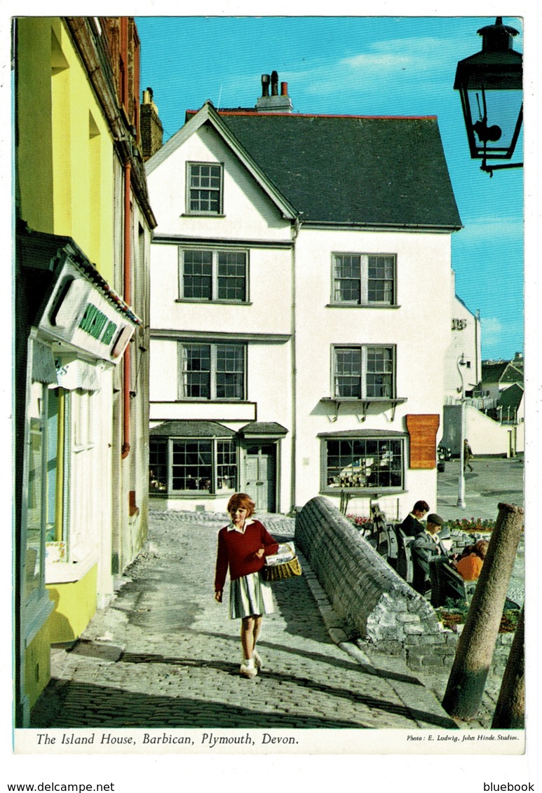 Ref 1352 - John Hinde Postcard - The Island House Barican - Plymouth Devon - Plymouth