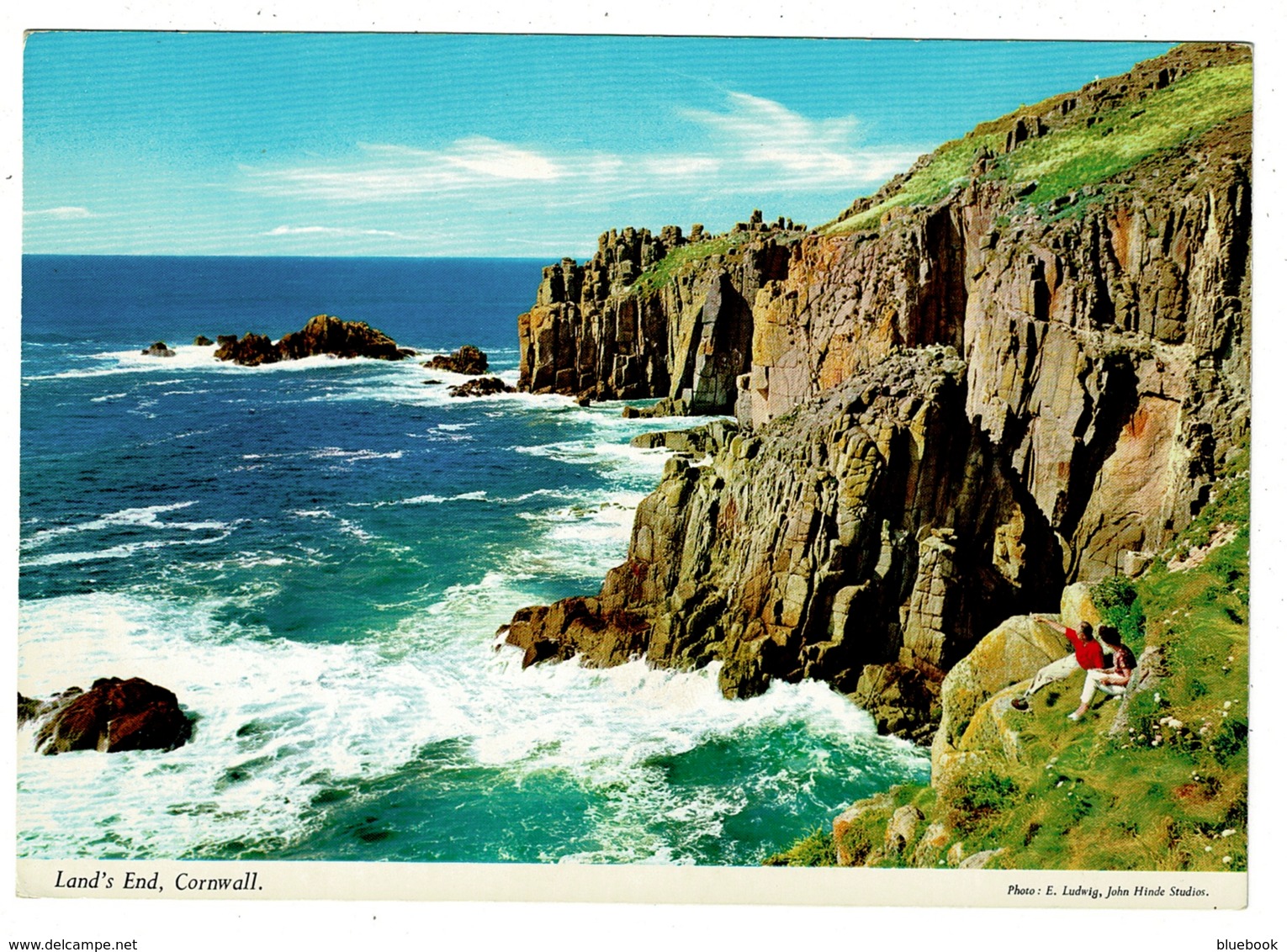 Ref 1352 - John Hinde Postcard - Land's End - Cornwall - Land's End