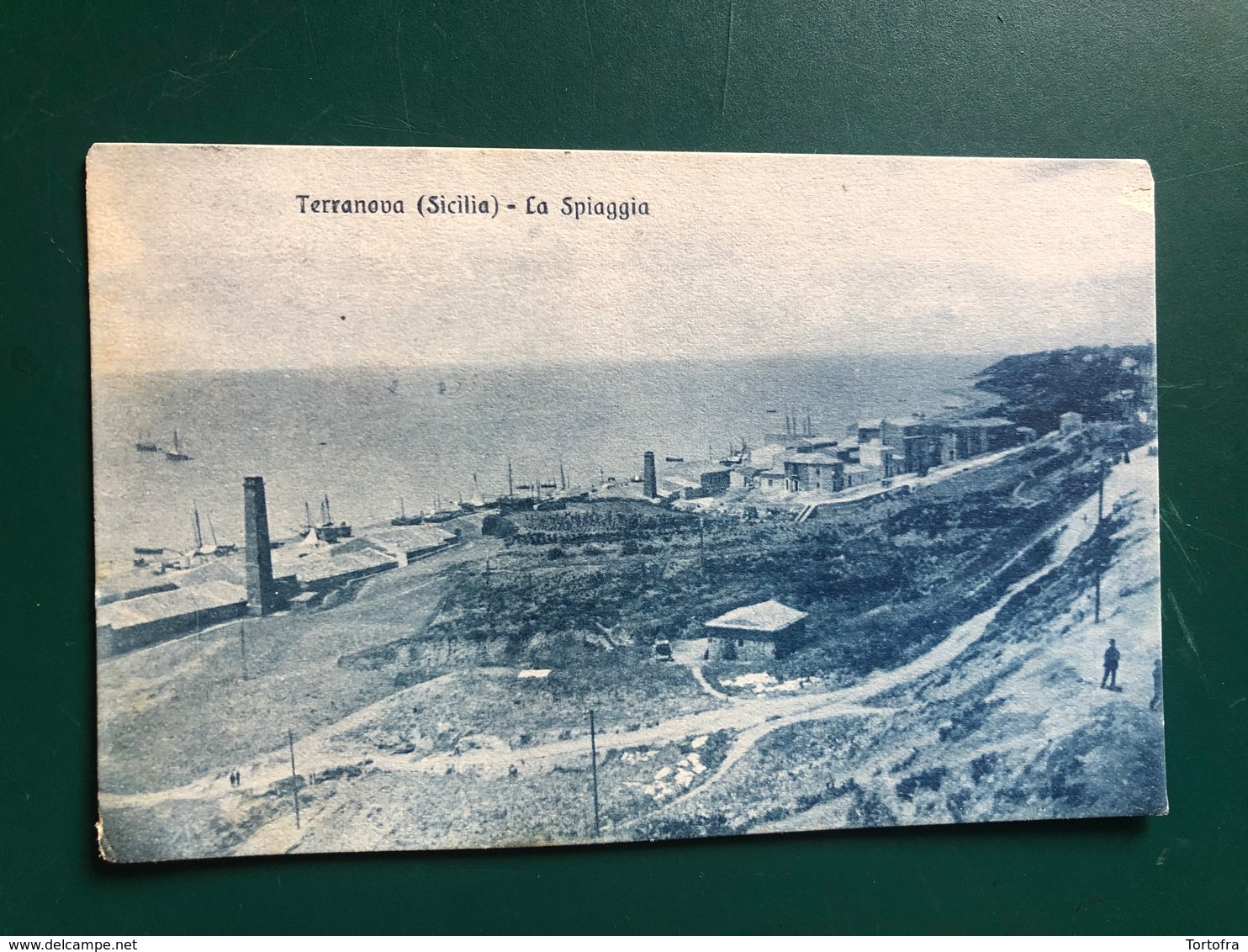 TERRANOVA DI SICILIA  GELA (CALTANISSETTA)  LA SPIAGGIA 1914 - Gela