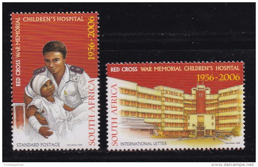 SOUTH AFRICA, 2006, Mint Never Hinged Stamps , Red Cross War Memorial, Sa1779-1780, #9415 - Nuevos