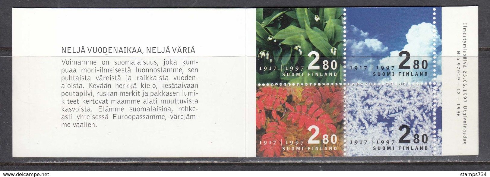 Finland 1997 - 80 Years Of Independence, Mi-Nr. MH 47, MNH** - Unused Stamps