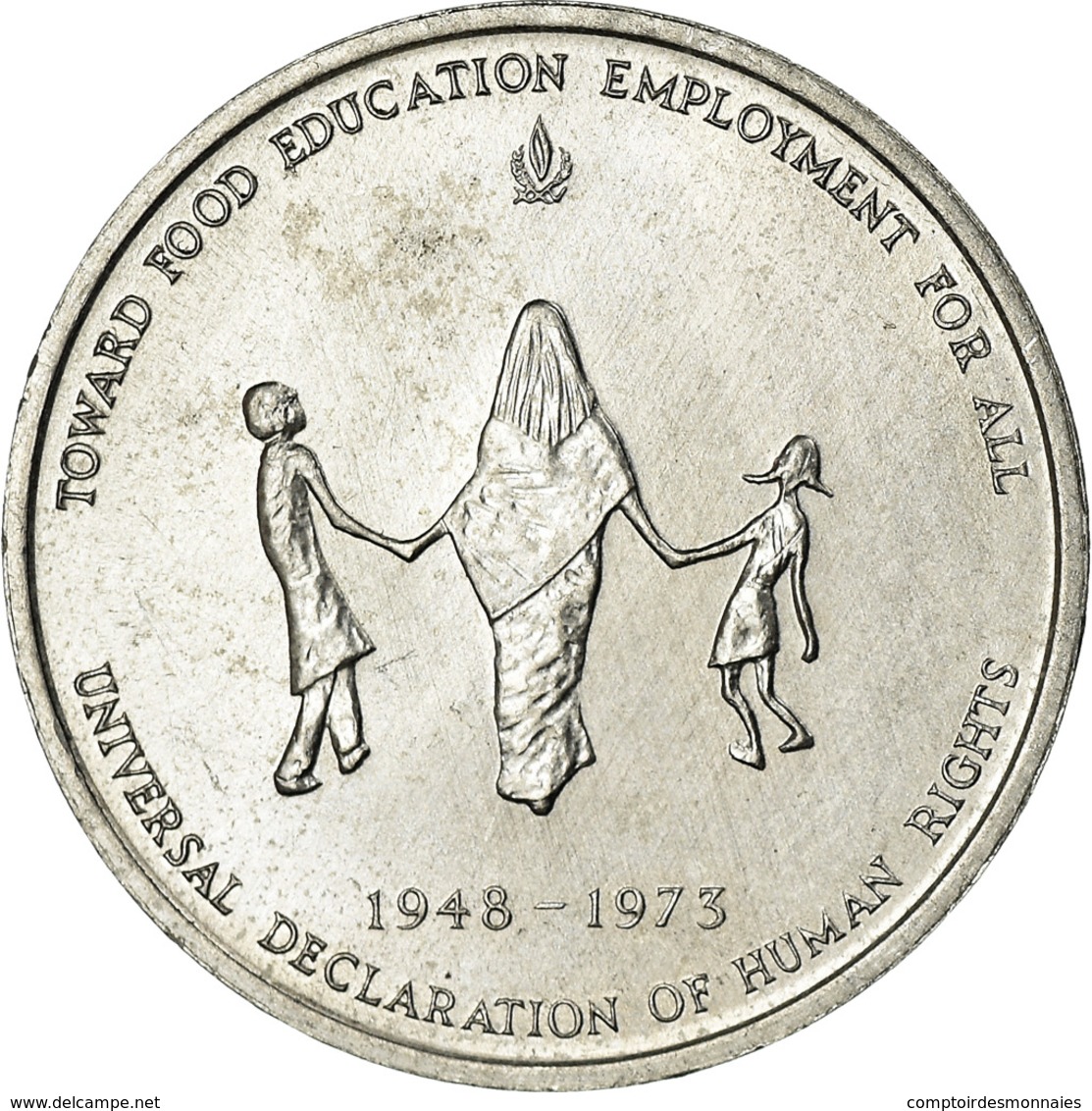 Italie, Médaille, Cérès, FAO, Rome, 1973, Olave Baden-Powell, SUP+, Aluminium - Autres & Non Classés