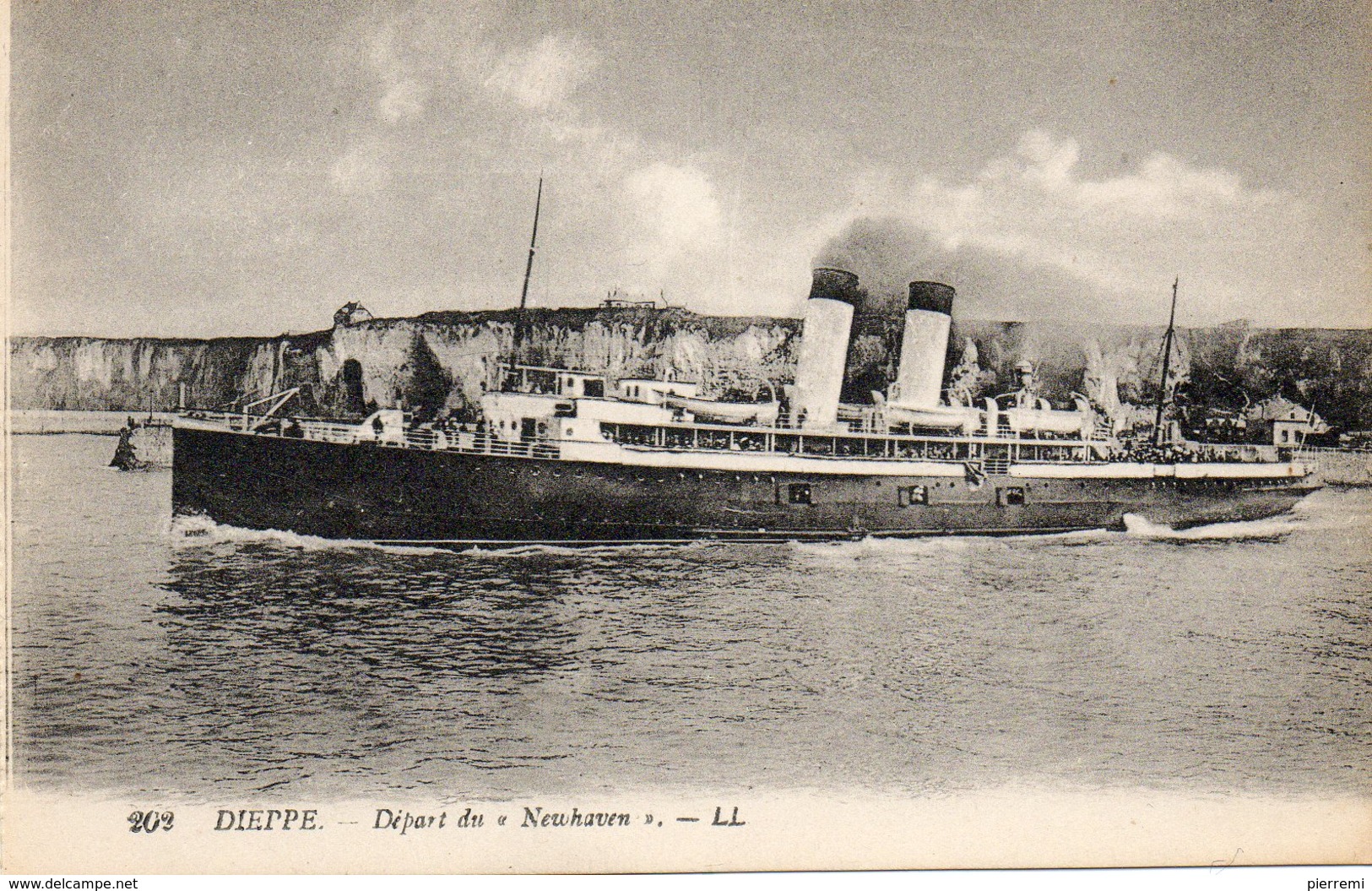 Dieppe  Depart Du  NEWHAVEN - Paquebots