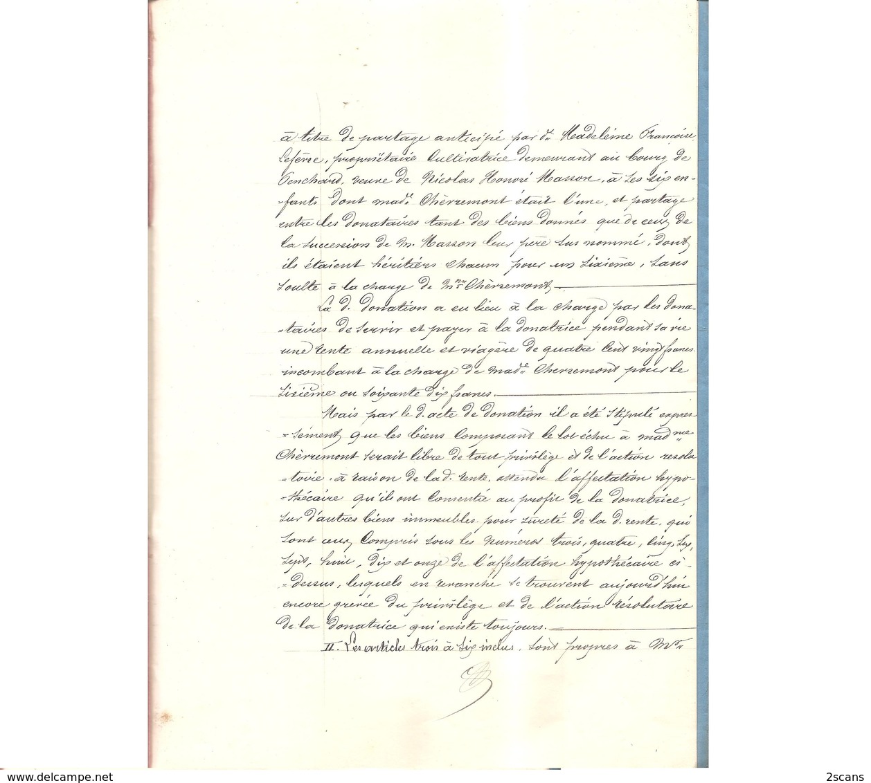 77 - VILLENOY - 1872 - Obligation par M. & Mme CHEVREMONT à Mme Vve VIENNOT (née DROUILLY) - Meaux Neufmontiers Penchard