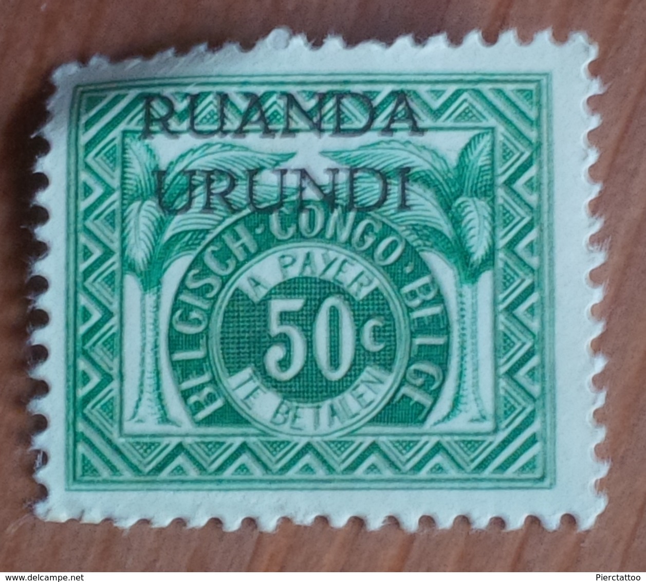 Taxe (Palmier) - Ruanda Urundi - YT 22 - Unused Stamps