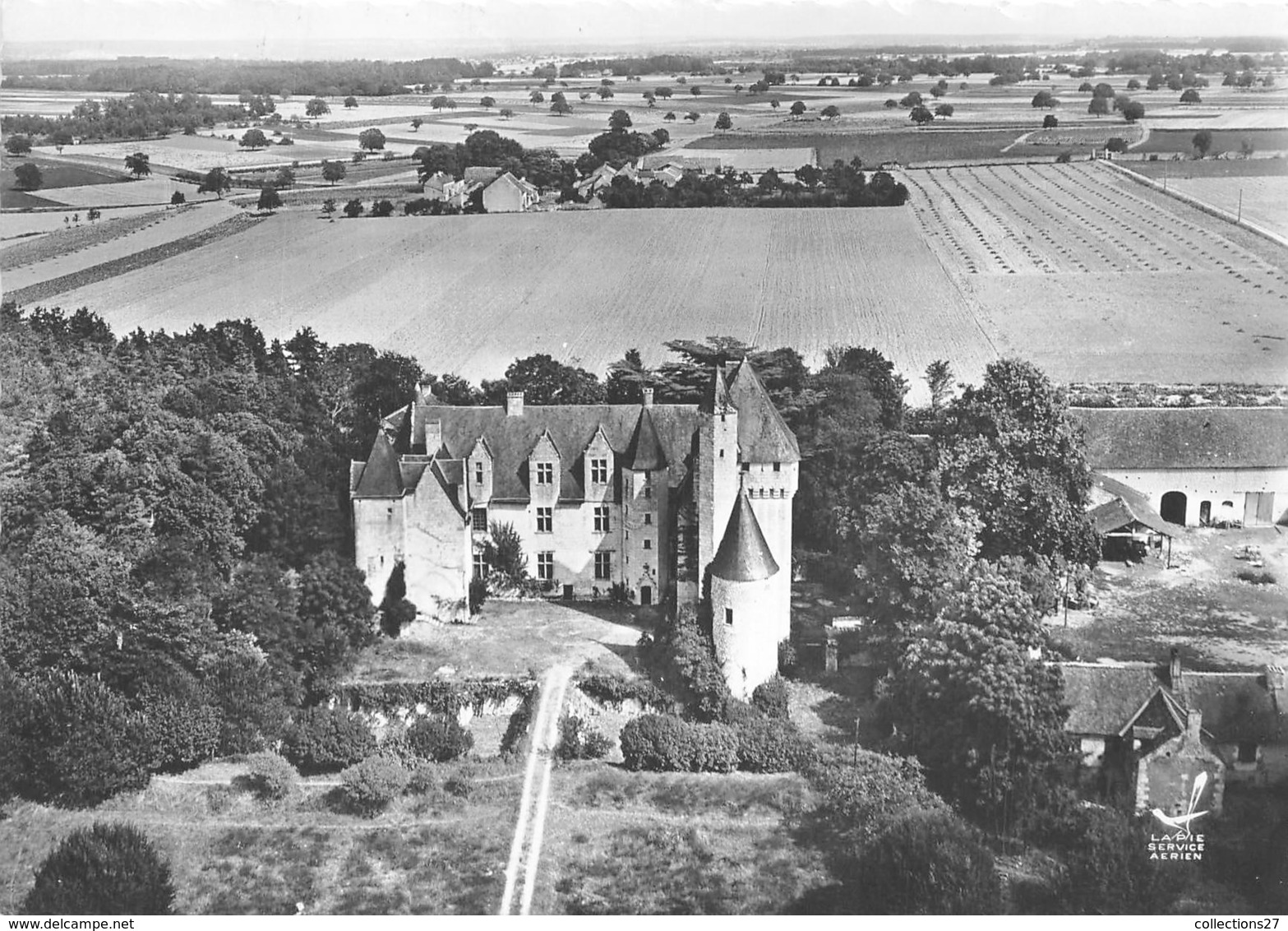 37-CHAMPIGNY-SUR-VEUDE- CHÂTEAU ET DONJON DU RIVAU - Champigny-sur-Veude