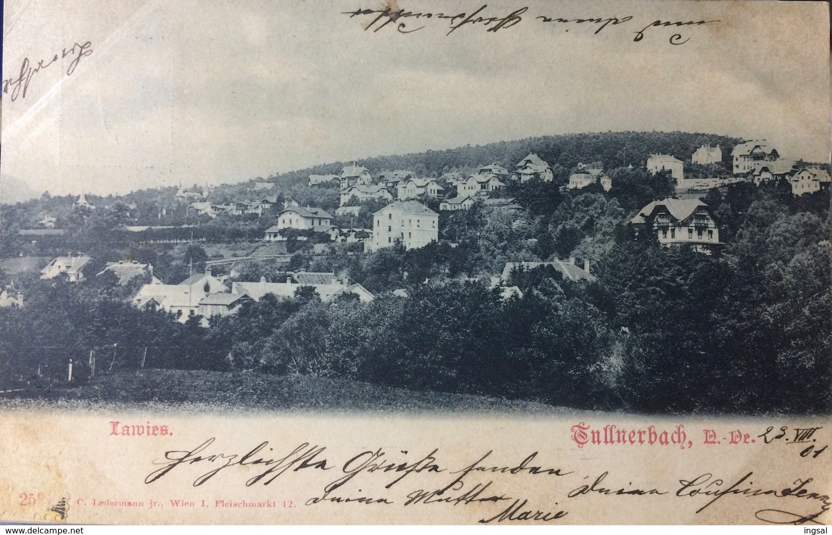 AUSTRIA, OSTERREICH,     Lawies - Tullnerbach....1901 - Tulln