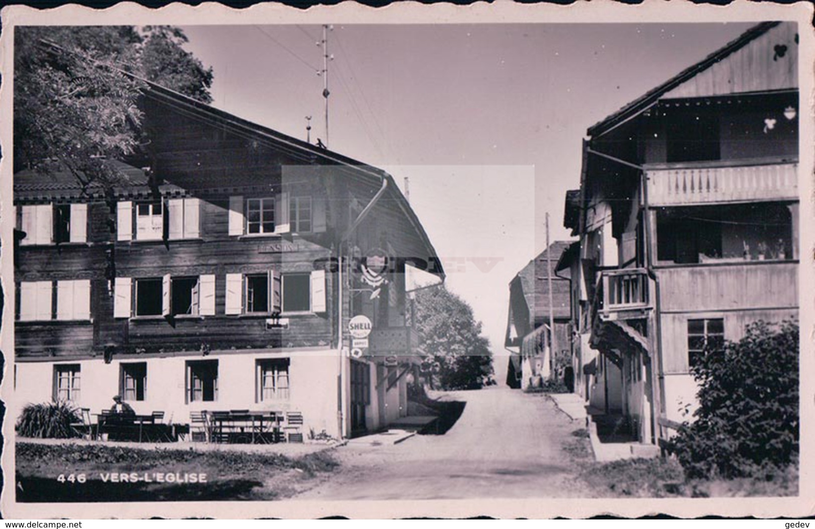 Vers L'Eglise VD, Hôtel Pension (446) - Autres & Non Classés