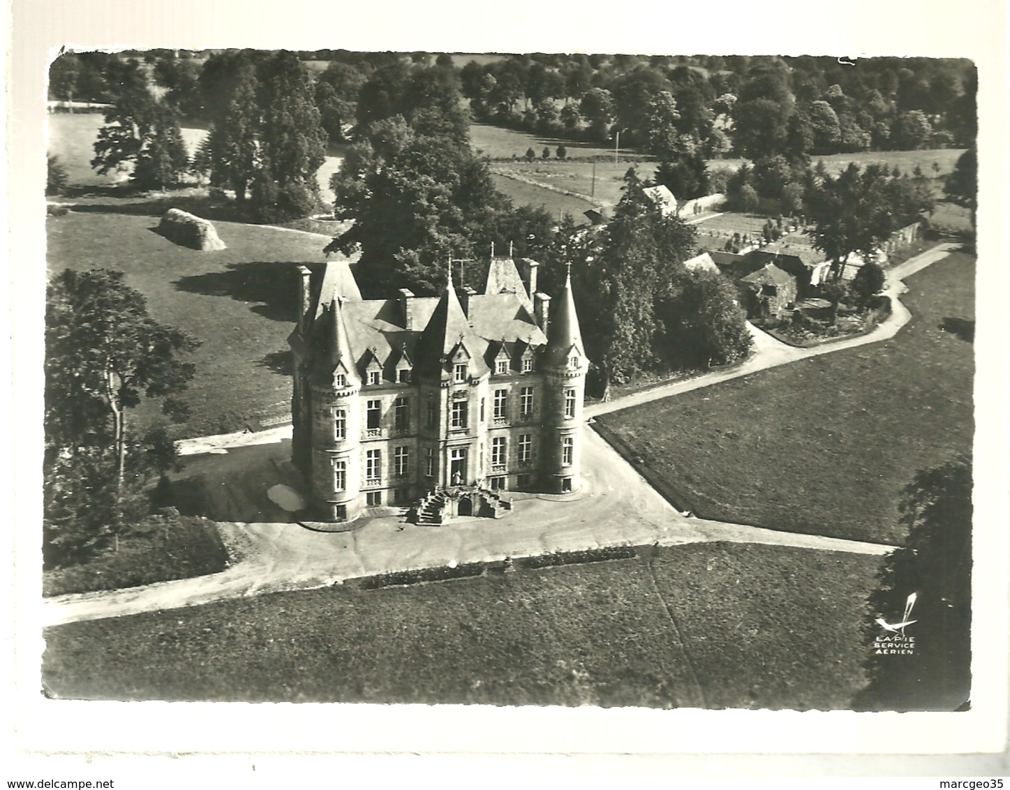 35 Le Chatelier Chateau De La Vieuxville édit. Lapie N° 1 Aérienne - Le Châtellier