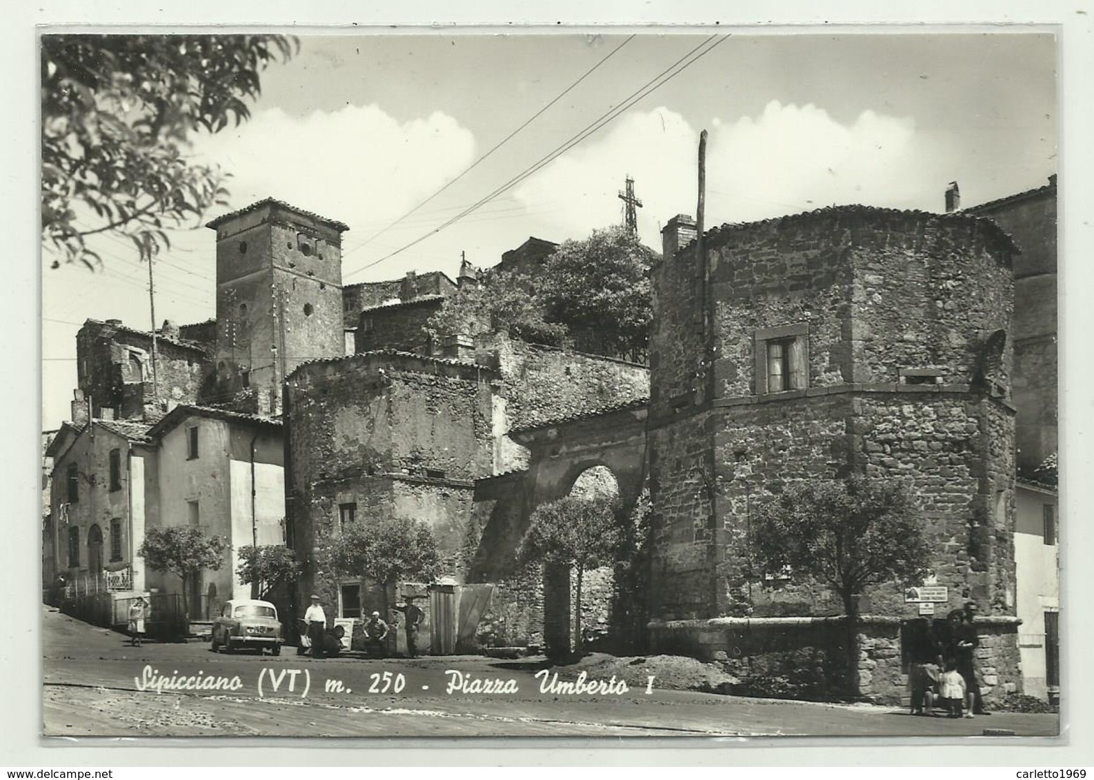 SIPICCIANO - PIAZZA UMBERTO I VIAGGIATA FG - Viterbo