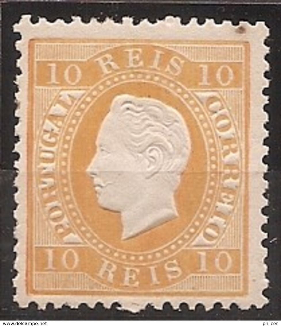 Portugal, 1870/6, # 37 Dent. 12 3/4, MH - Neufs