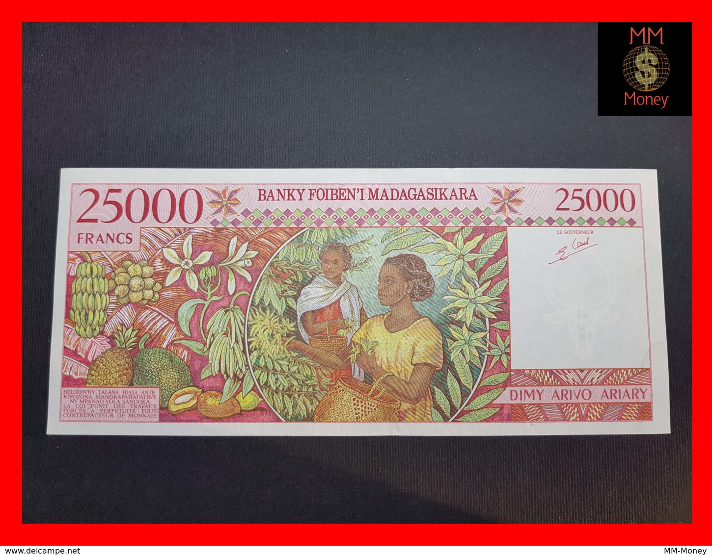 MADAGASCAR 25.000  25000  Francs 1998 P. 82  AU - Madagascar