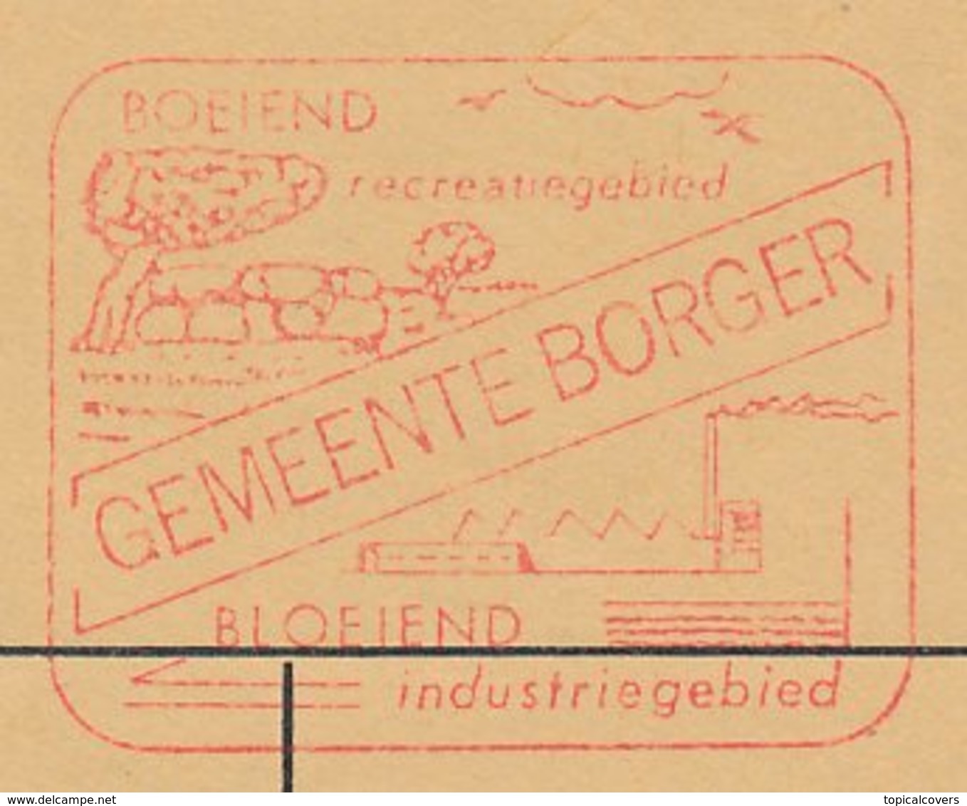 Meter Cover Netherlands 1975 Dolmen - Megalith - Borger - Préhistoire