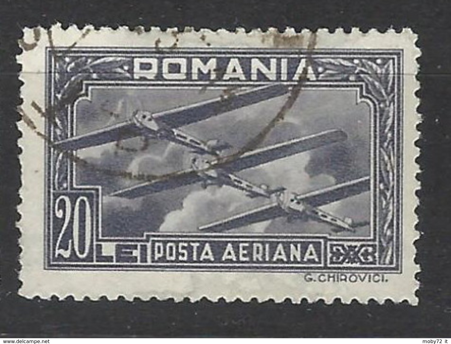 Romania - 1931 - Usato/used - Airmail - Mi N. 423 - Oblitérés