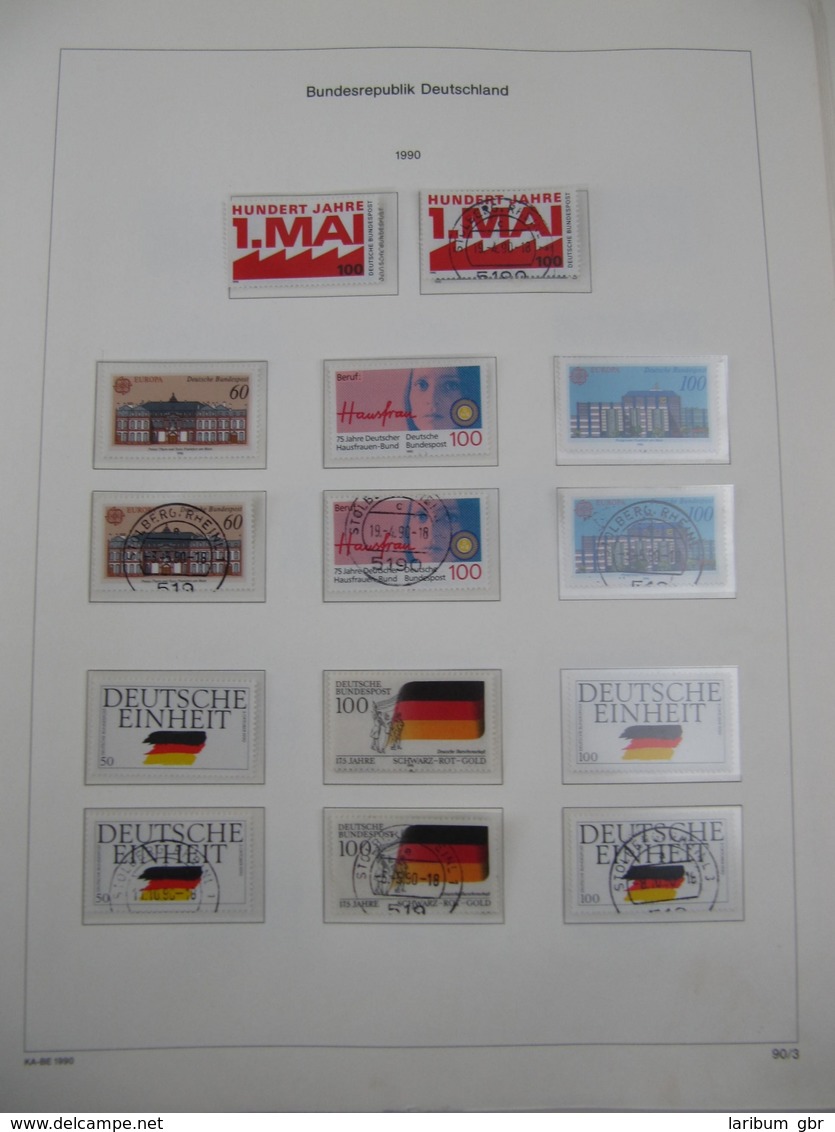 BRD Sammlung 1990-1995 Im Leicht Abgegriffenen KaBe Bi-collect Vordruck #LS897 - Sammlungen