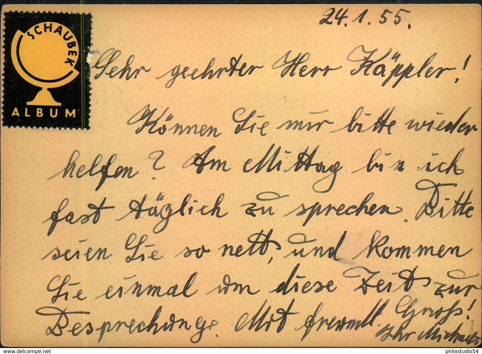 1955, Postkarte Mit 10-mal 1 Pfg. 5-Jahresplan II Ab LEIPZIG. Attraktives Stück - Storia Postale