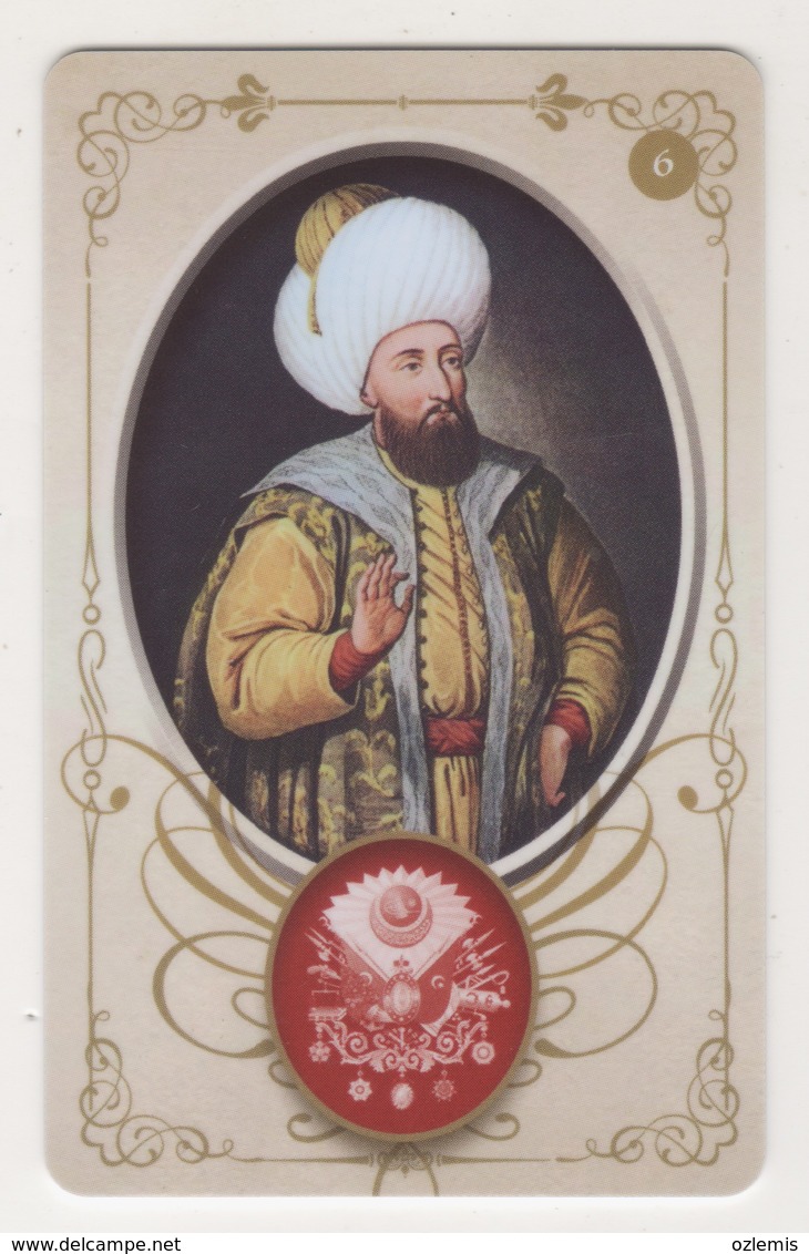 OTTOMAN II MURAD ,SIGNATURE ( TUGRA )PLASTIC CARD - Altri & Non Classificati