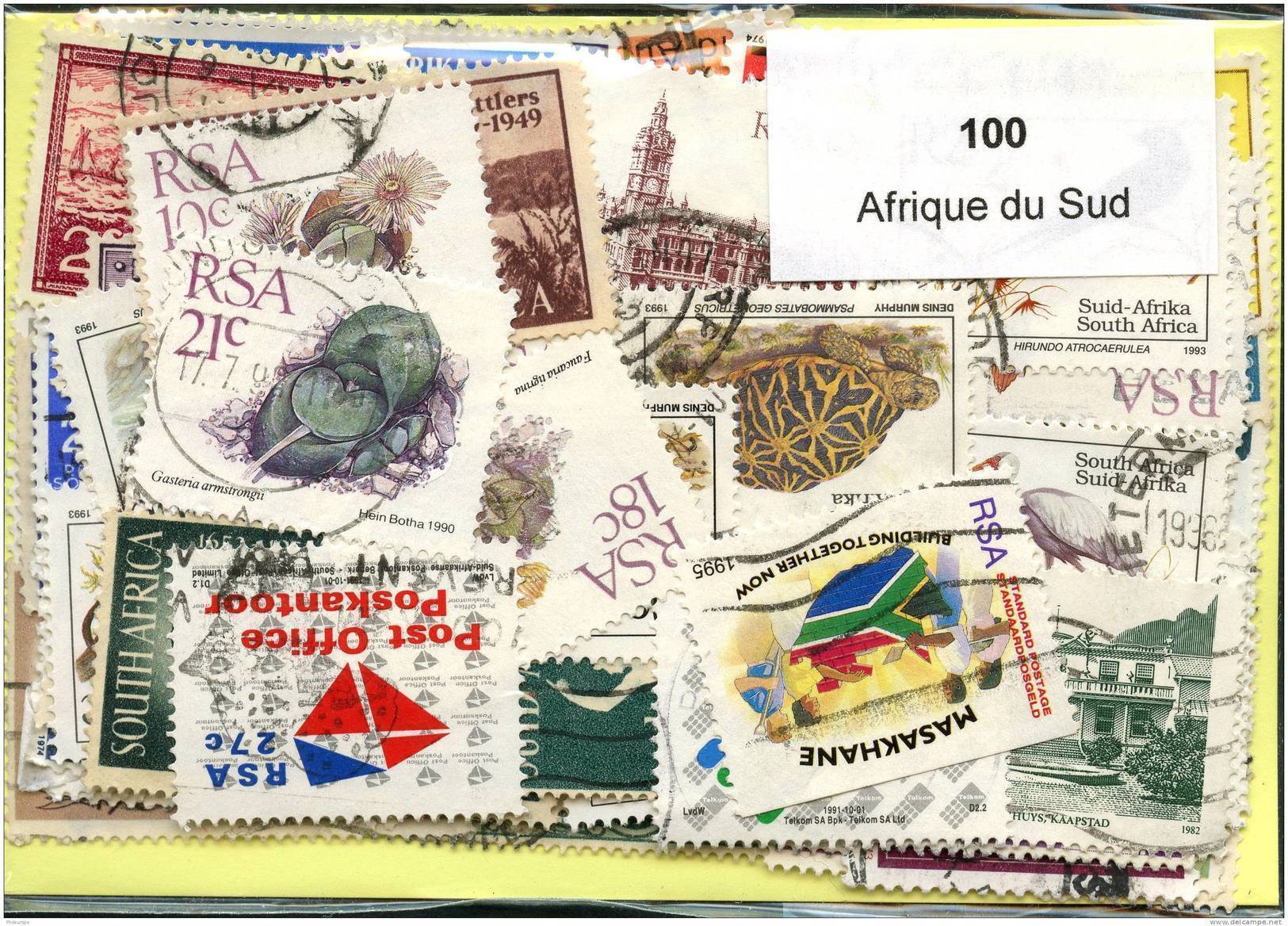 Lot 100 Timbres Afrique Du Sud - Lots & Kiloware (mixtures) - Max. 999 Stamps