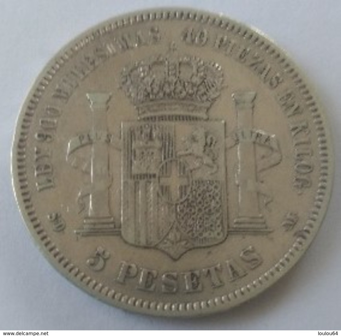 5 Pesetas AMADEO I 1871 - - Primeras Acuñaciones