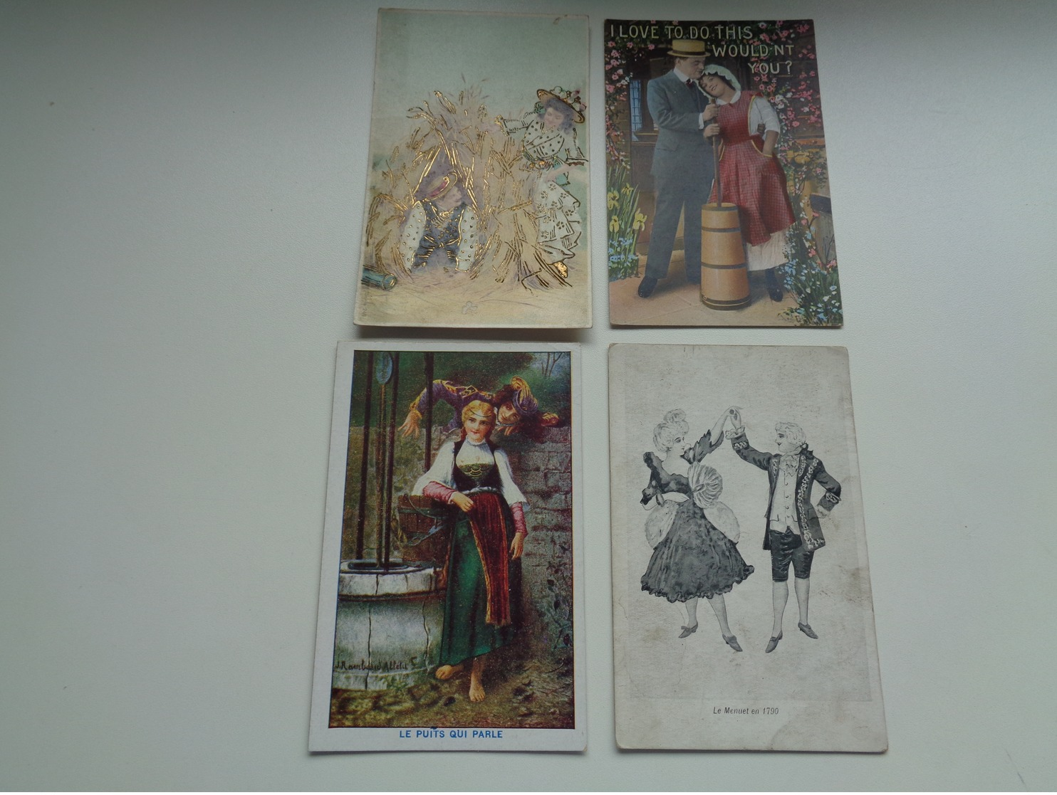 Beau Lot De 20 Cartes Postales De Fantaisie  Couple   Mooi Lot 20 Postkaarten Van Fantasie  Koppel - 5 - 99 Postkaarten