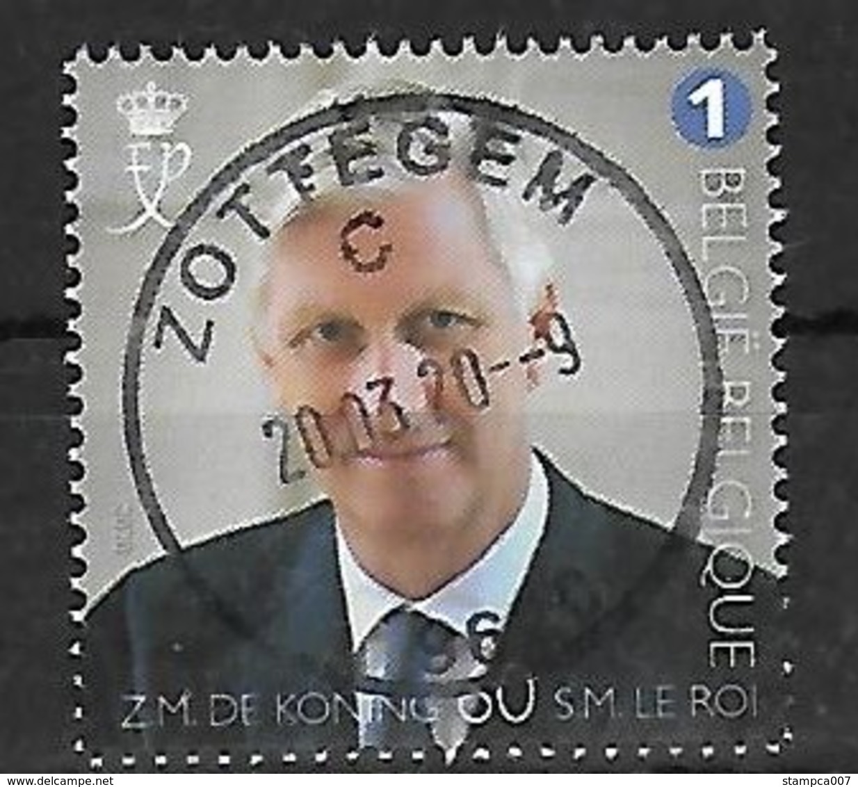 2020 King Roi Koning Filip Philippe Centrale Stempel !!! - Oblitérés