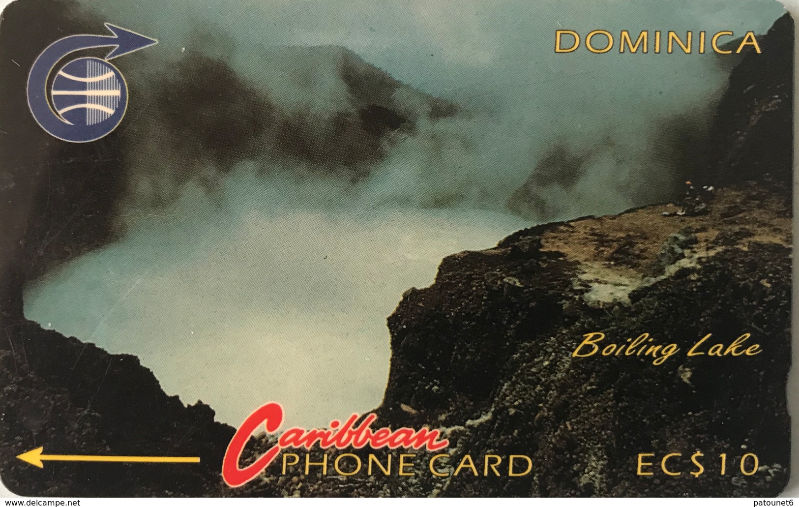 DOMINIQUE - Phonecard  - Cable § Wireless  - Boiling Lake  -  EC $ 10 - Dominica