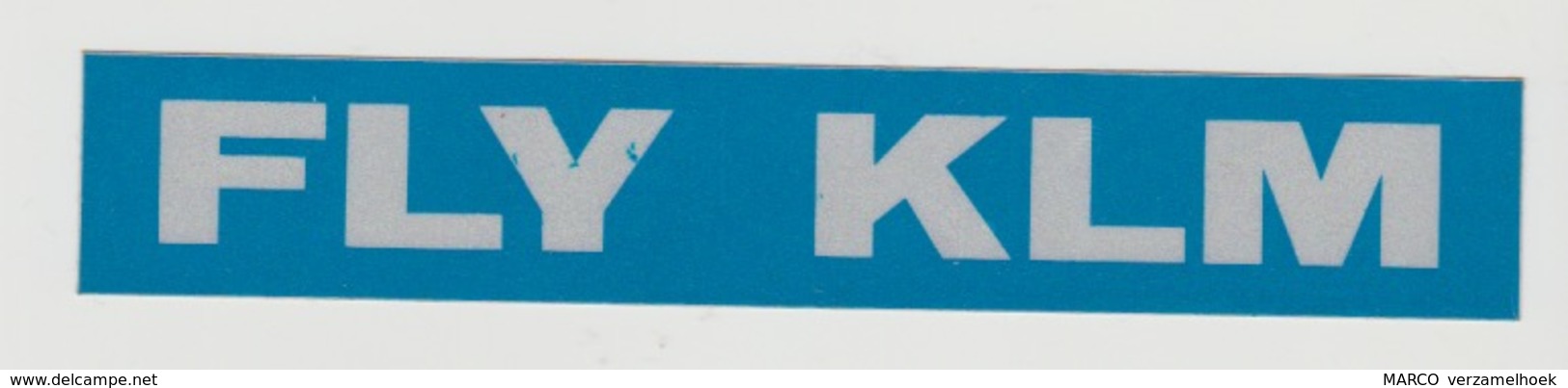 Airplane-vliegtuig-luchthaven Sticker Fly KLM Koninklijke Luchtvaart Maatschappij Amsterdam - Autocollants