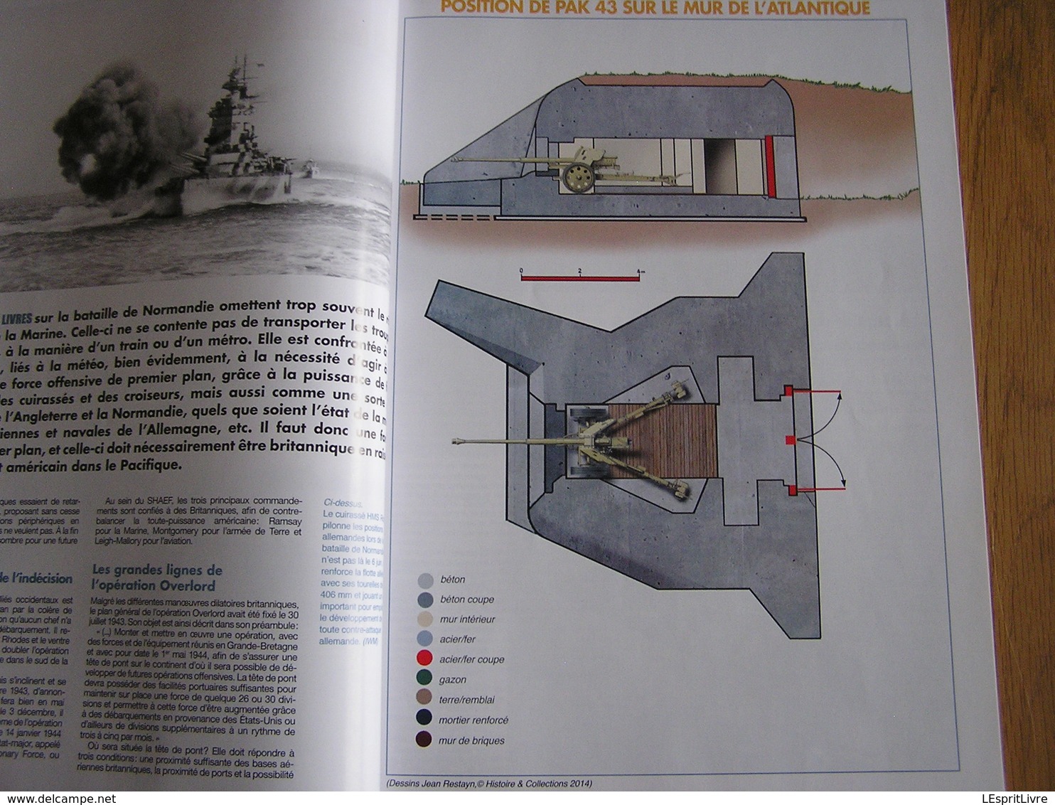 ARMES MILITARIA Magazine Hors Série N° 91 Guerre 40 45 Normandie 44 Le Mur de l'Atlantique Face à la Marine Crisbecq Hoc