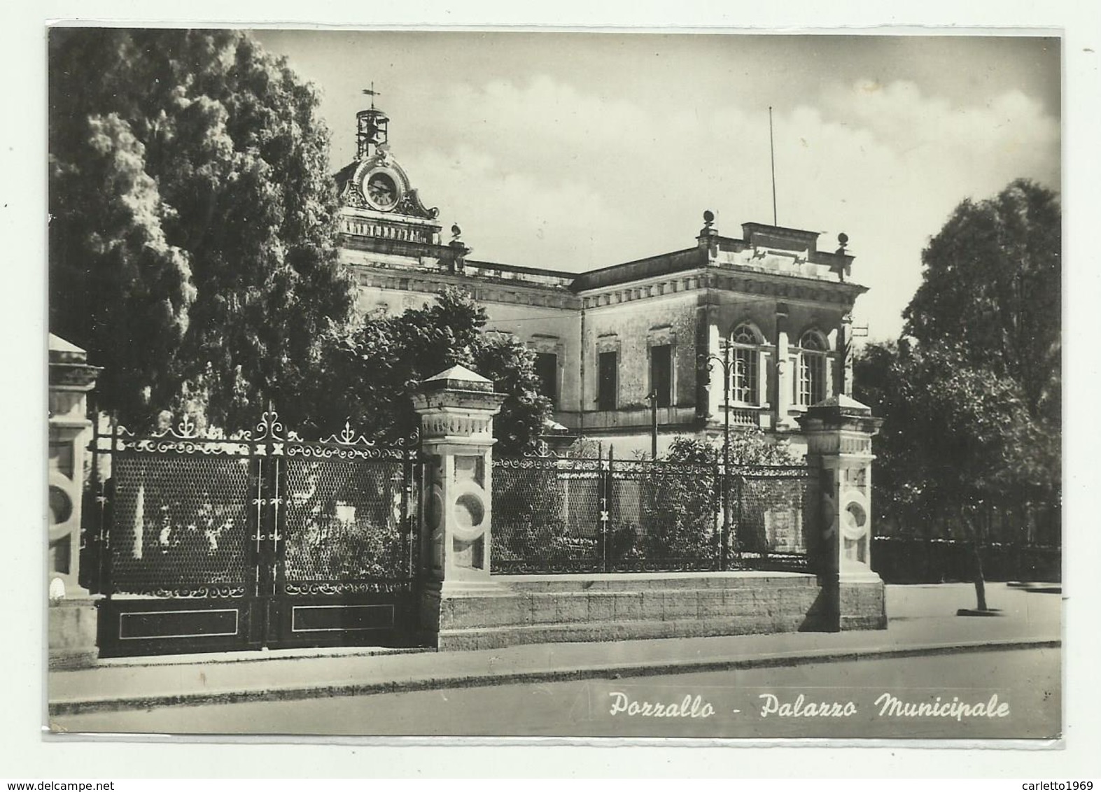 POZZALLO - PALAZZO MUNICIPALE   - VIAGGIATA  FG - Ragusa