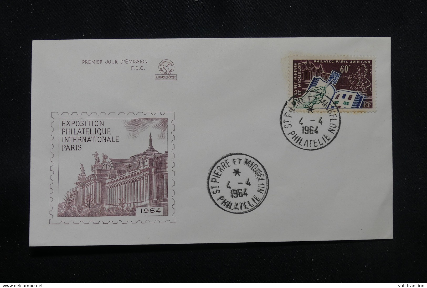 ST PIERRE ET MIQUELON - Enveloppe FDC En 1964, Philatec - L 56682 - FDC