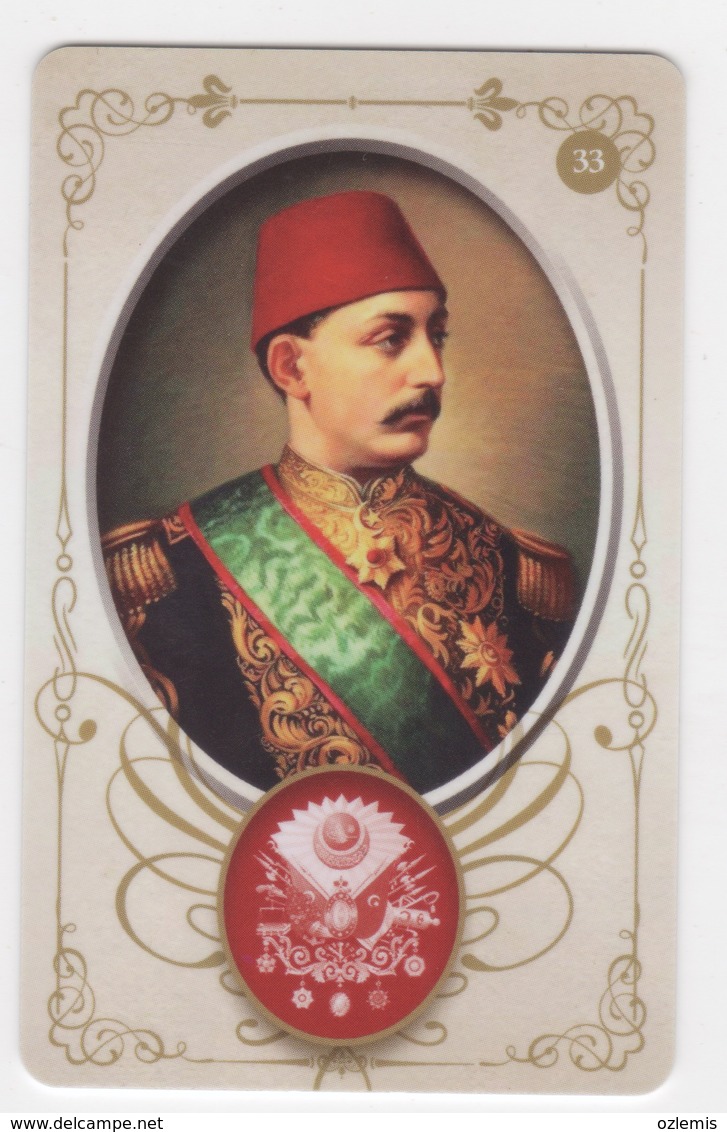 OTTOMAN V MURAD ,SIGNATURE ( TUGRA )PLASTIC CARD - Altri & Non Classificati