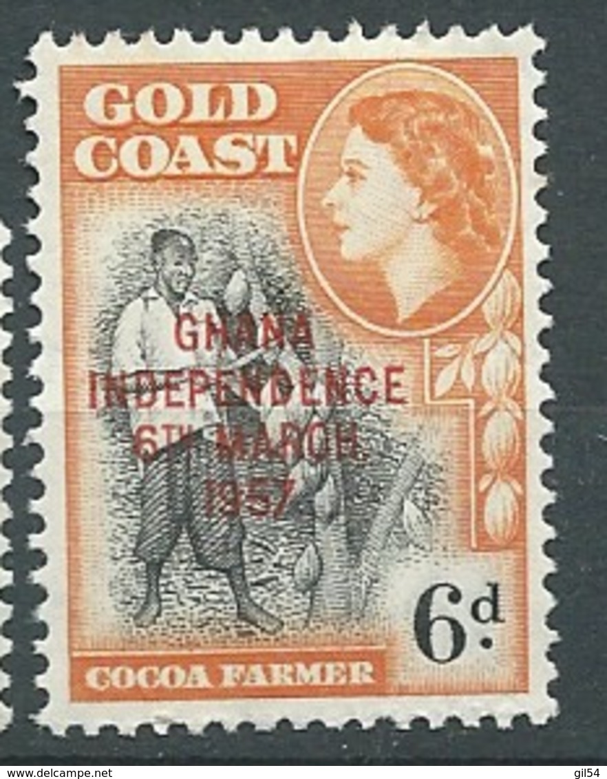 Ghana   - Yvert N° 5 **  - Ay 14912 - Côte D'Or (...-1957)