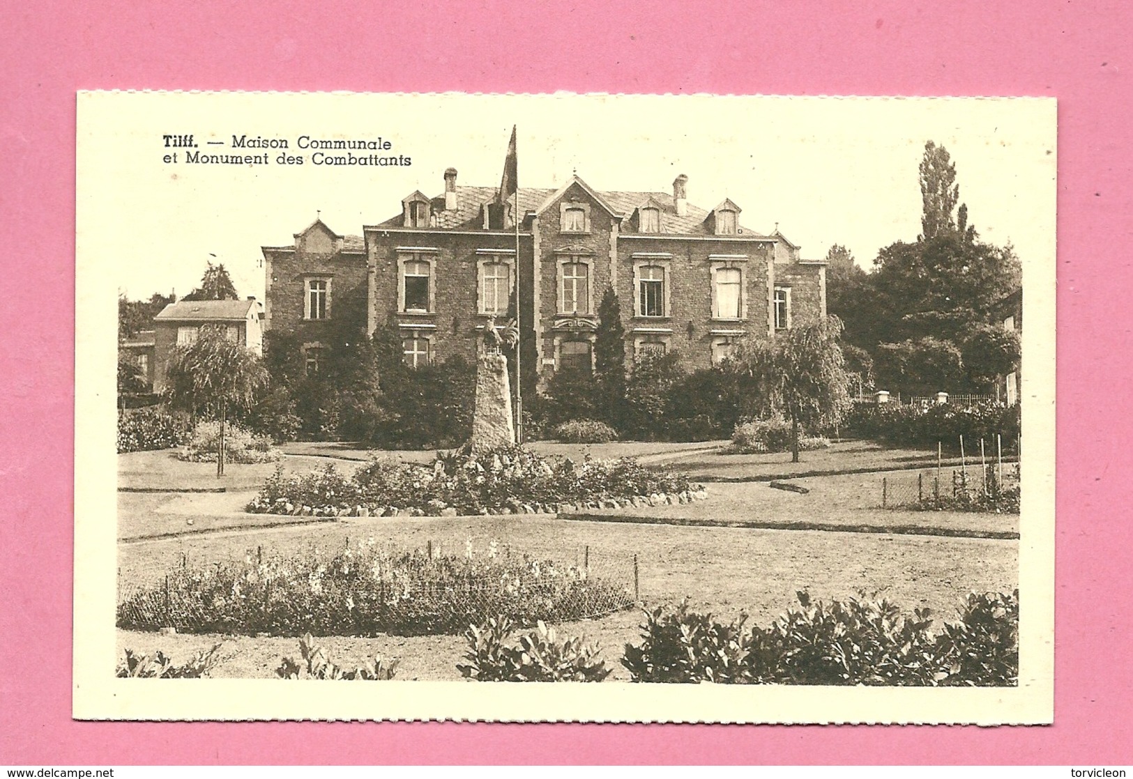 C.P. Tilff = Maison Communale Et  Monument  Des Combattants 1914-1918 - Esneux