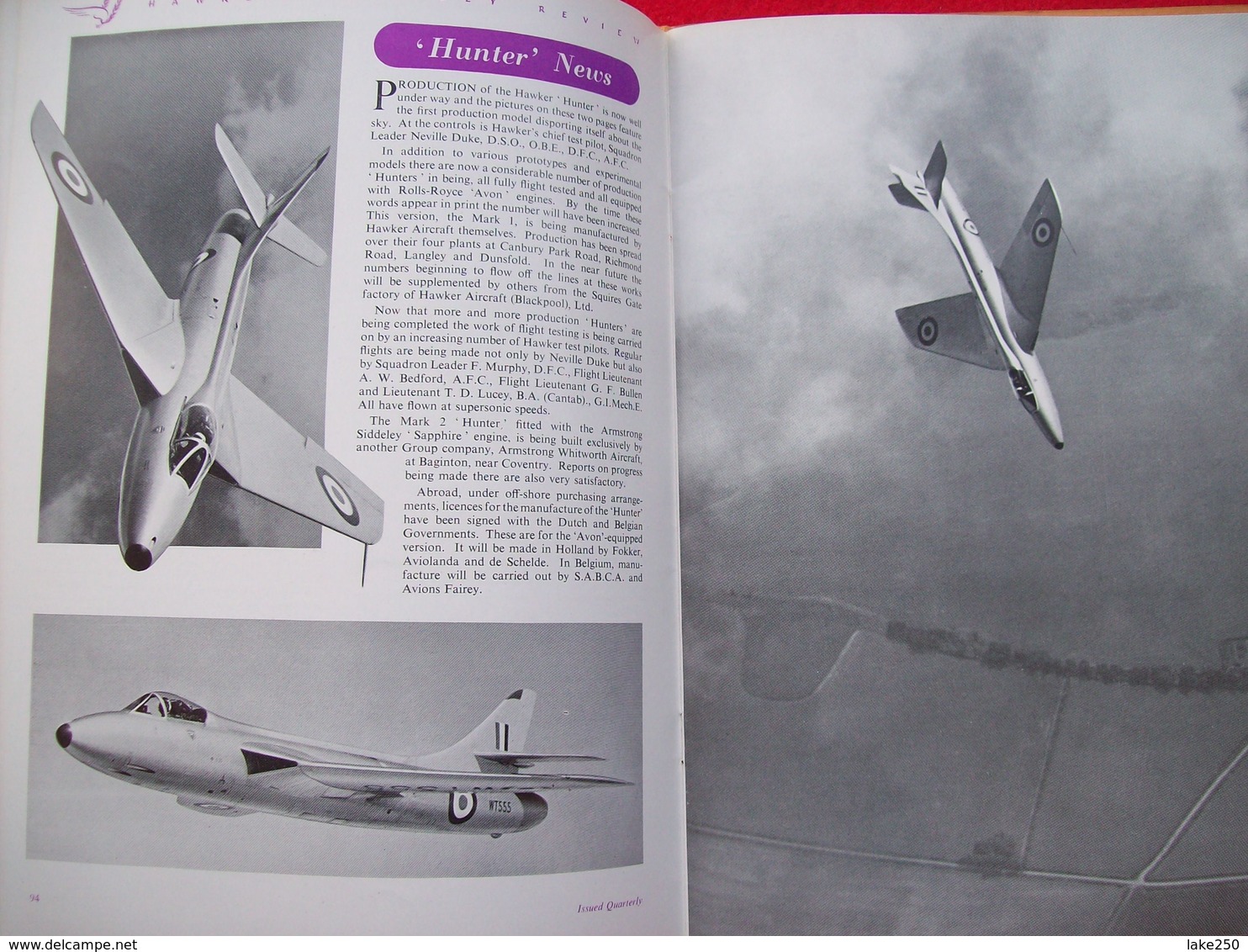 HAWKER SIDDLEY REVIEW DECEMBER  1953  AEREI AVIAZIONE - Transports