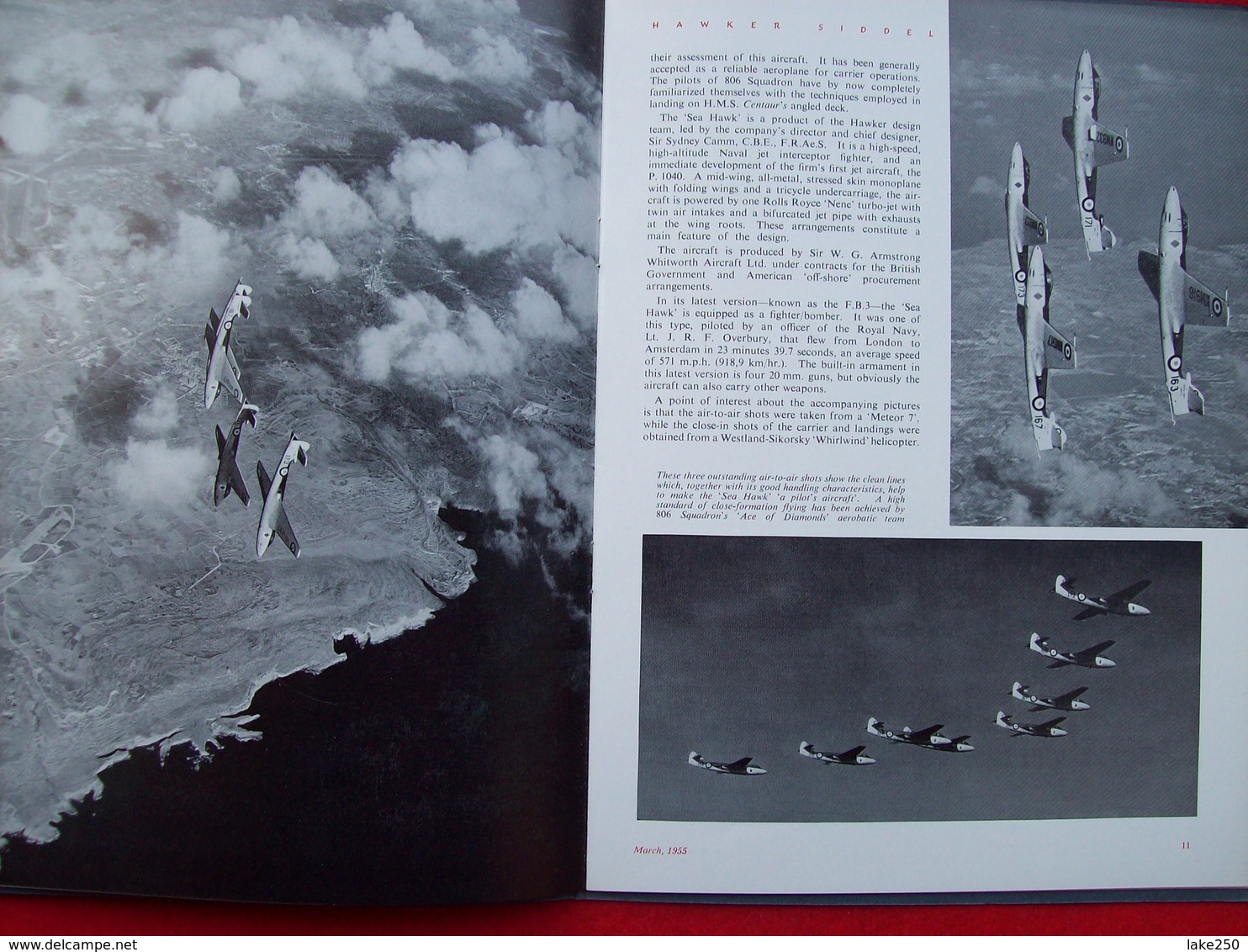 HAWKER SIDDLEY REVIEW    MARCH   1955  AEREI AVIAZIONE - Transports