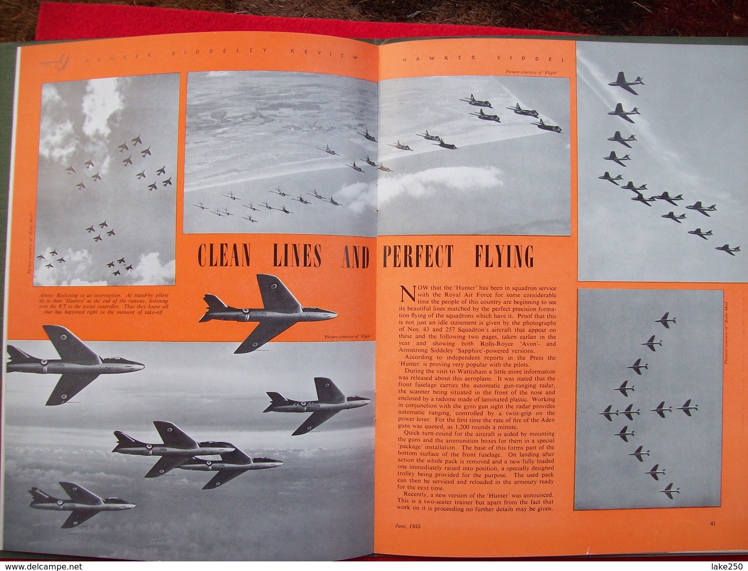 HAWKER SIDDLEY REVIEW    JUNE    1955  AEREI AVIAZIONE - Transports