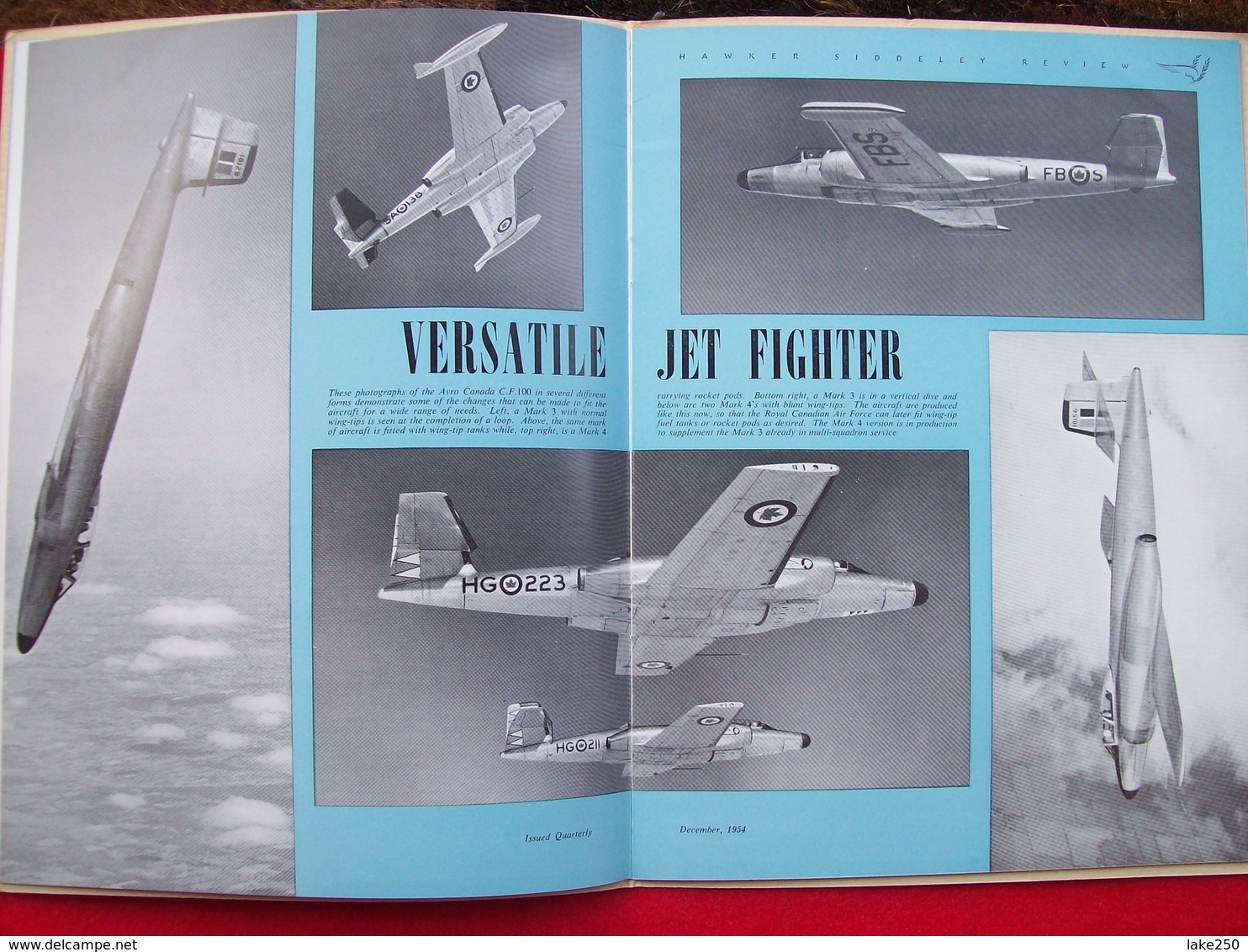 HAWKER SIDDLEY REVIEW    DECEMBER    1954  AEREI AVIAZIONE - Verkehr