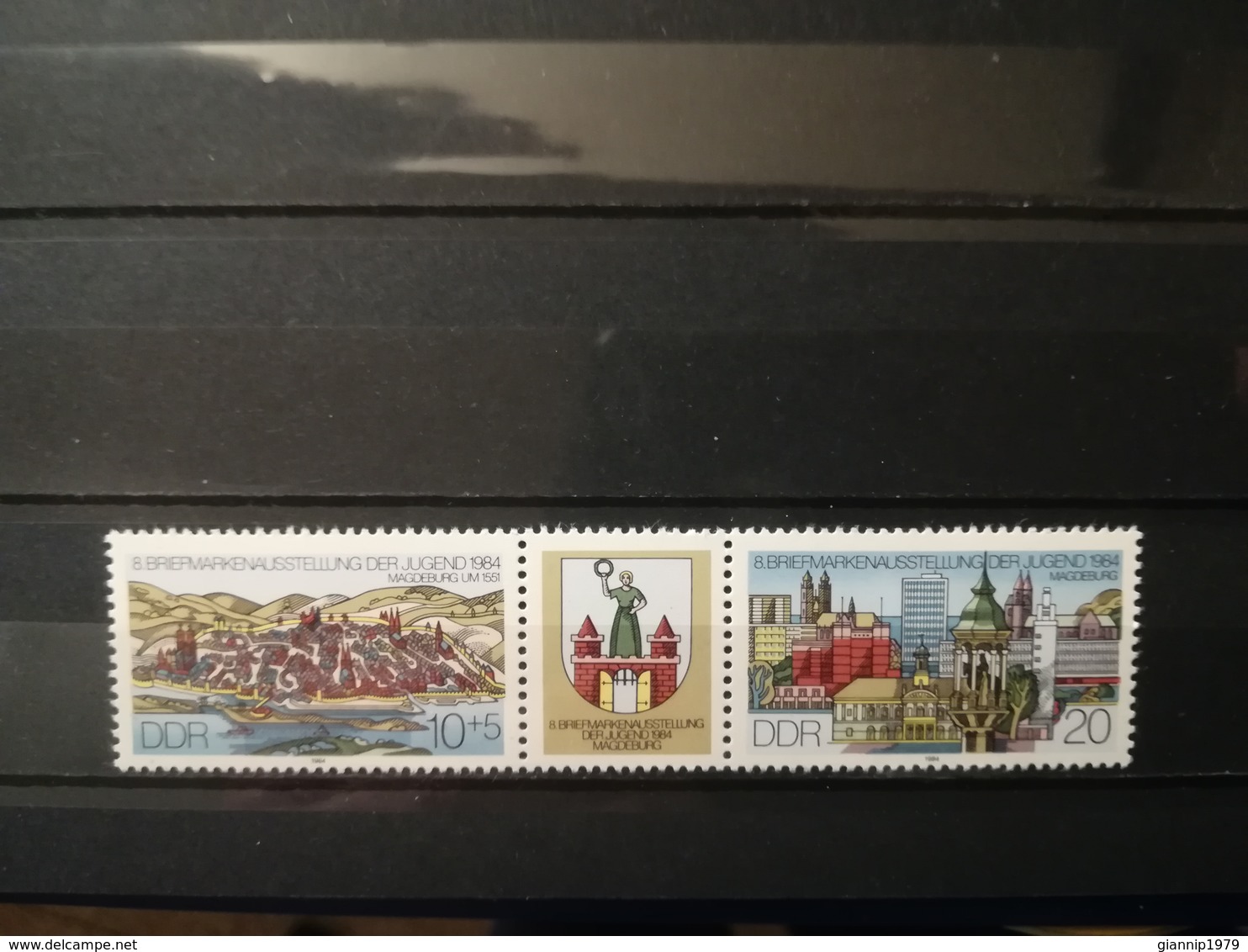 FRANCOBOLLI STAMPS GERMANIA DEUTSCHE DDR 1984 MNH** NUOVI SERIE COMPLETA COMPLETE YOUTH STAMP MAGDEBURG GERMANY - Nuovi