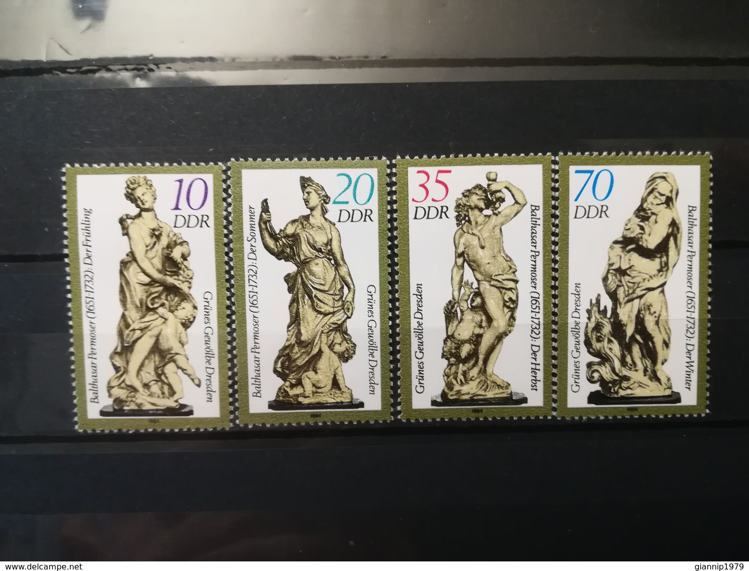 FRANCOBOLLI STAMPS GERMANIA DEUTSCHE DDR 1984 MNH** NUOVI SCULTURE SCULPTURE GERMANY - Nuovi